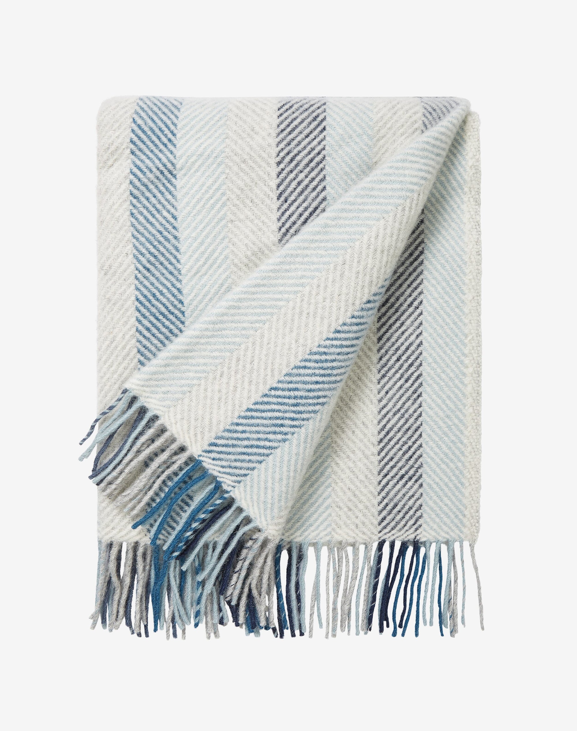 Pure Wool Herringbone Stripe Rug