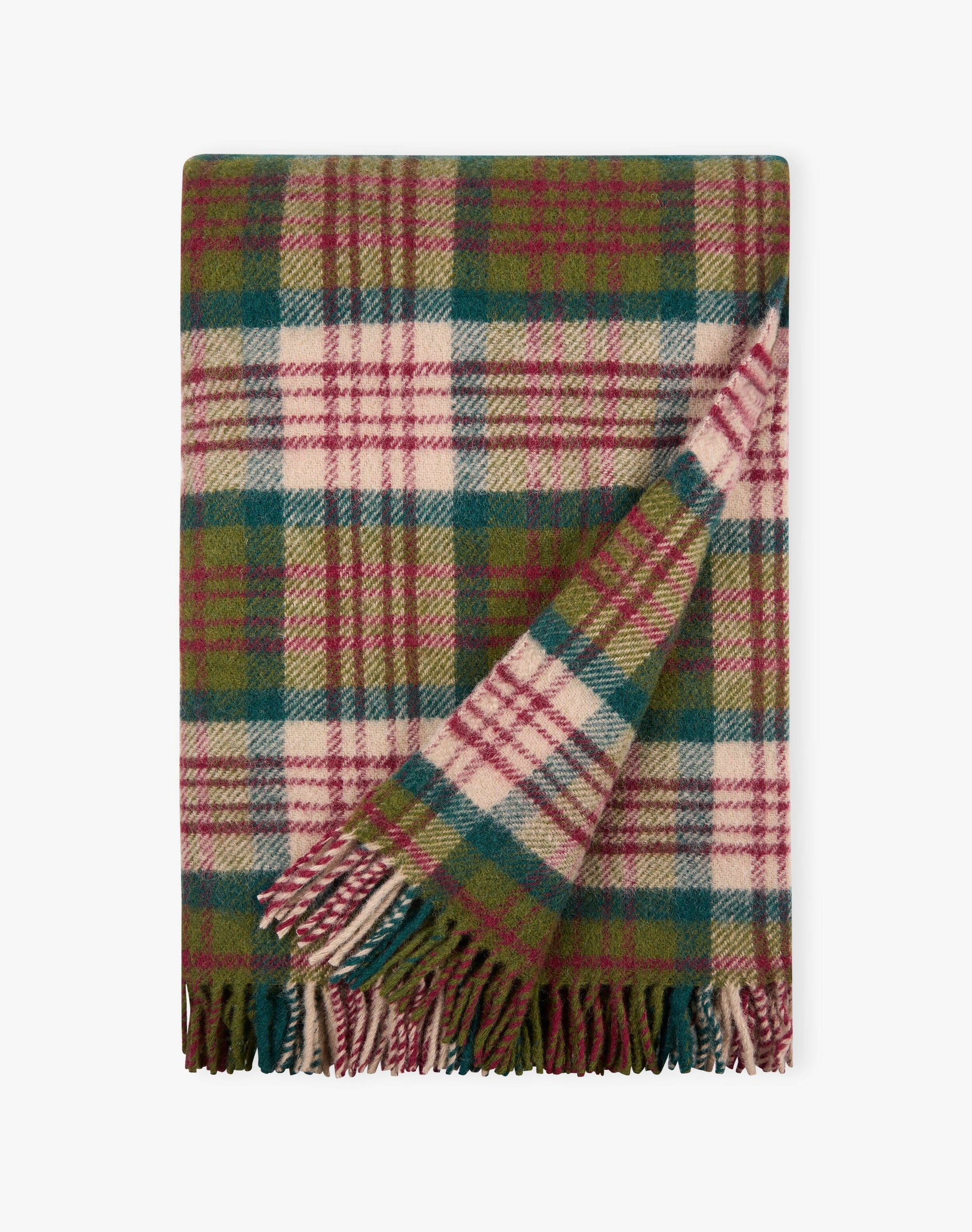 Pure Wool Checked Rug