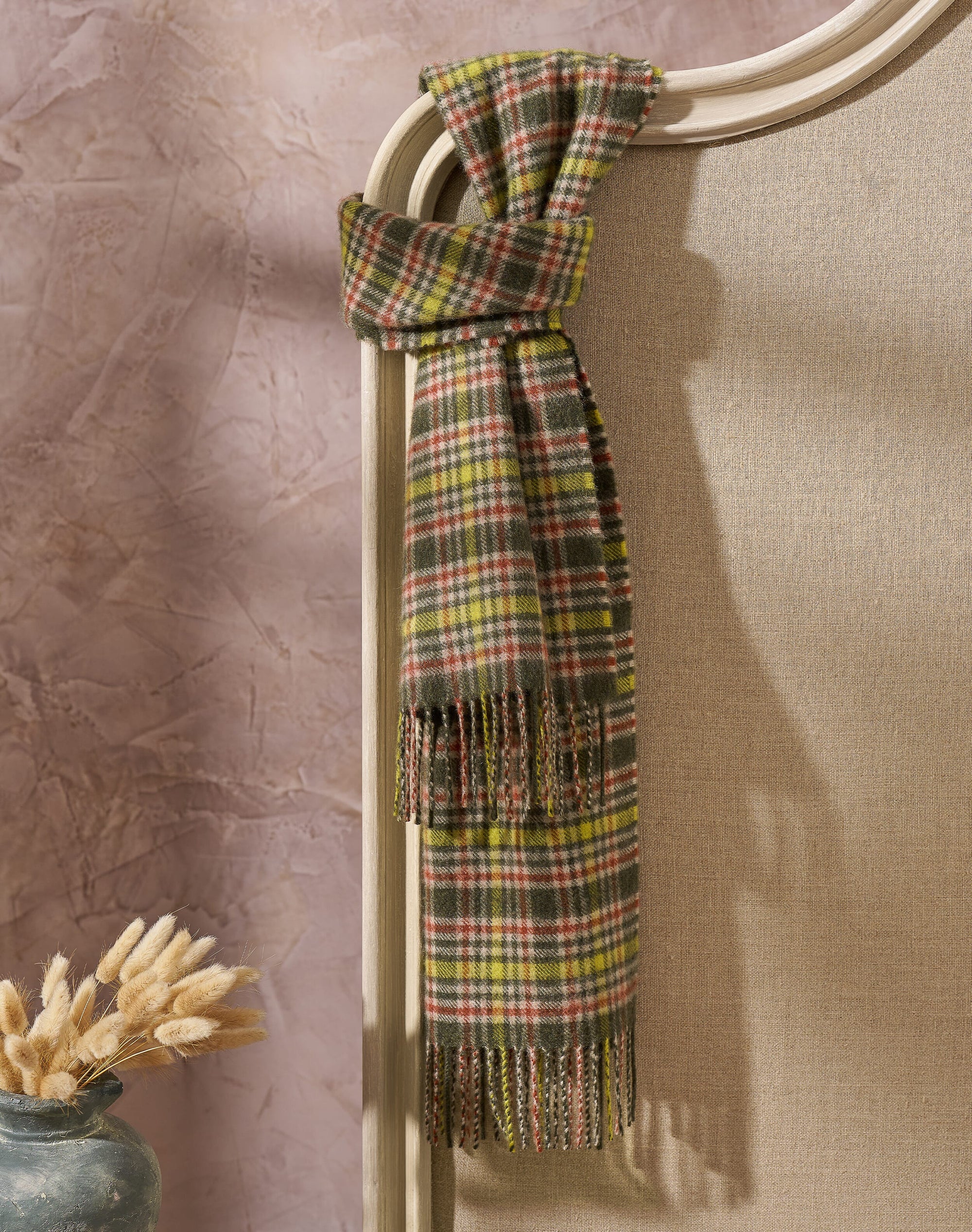 Cashmere Plaid Scarf
