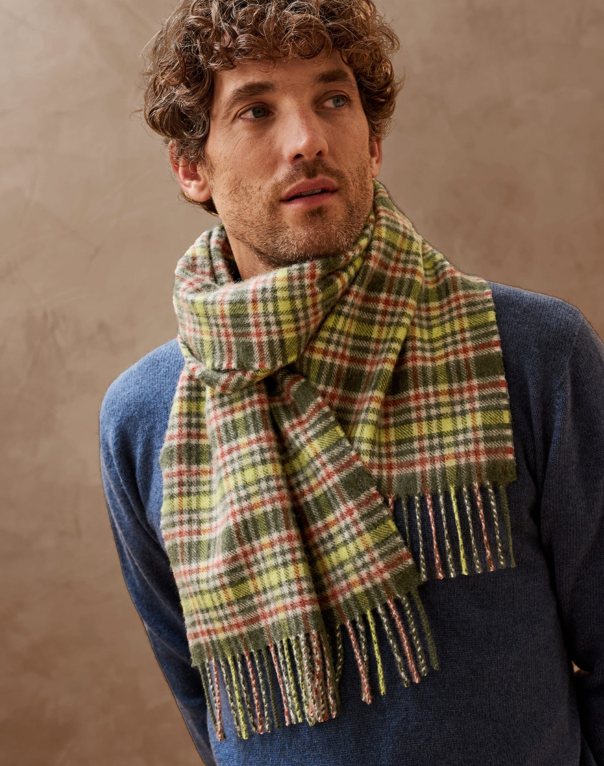Cashmere Plaid Scarf