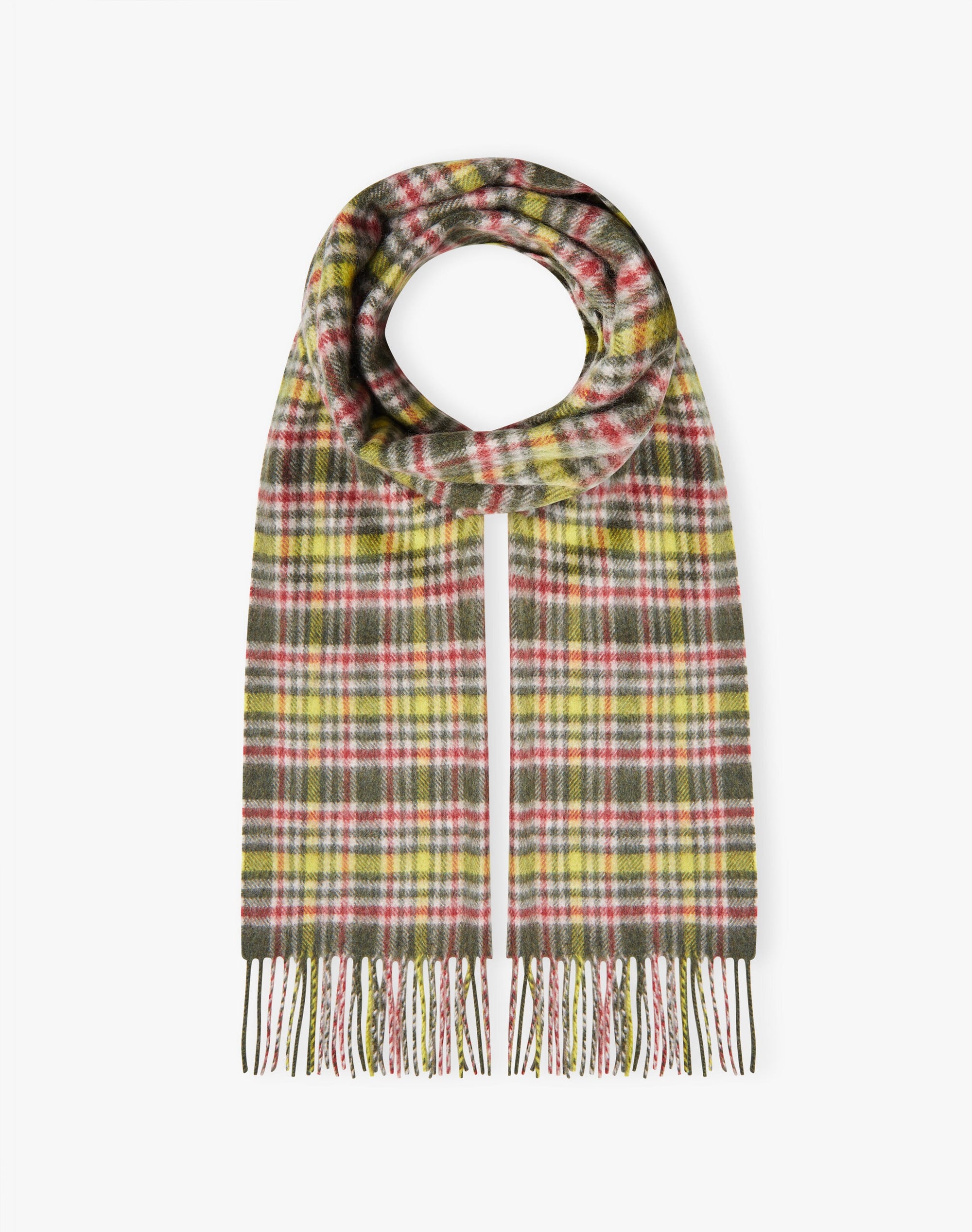 Cashmere Plaid Scarf