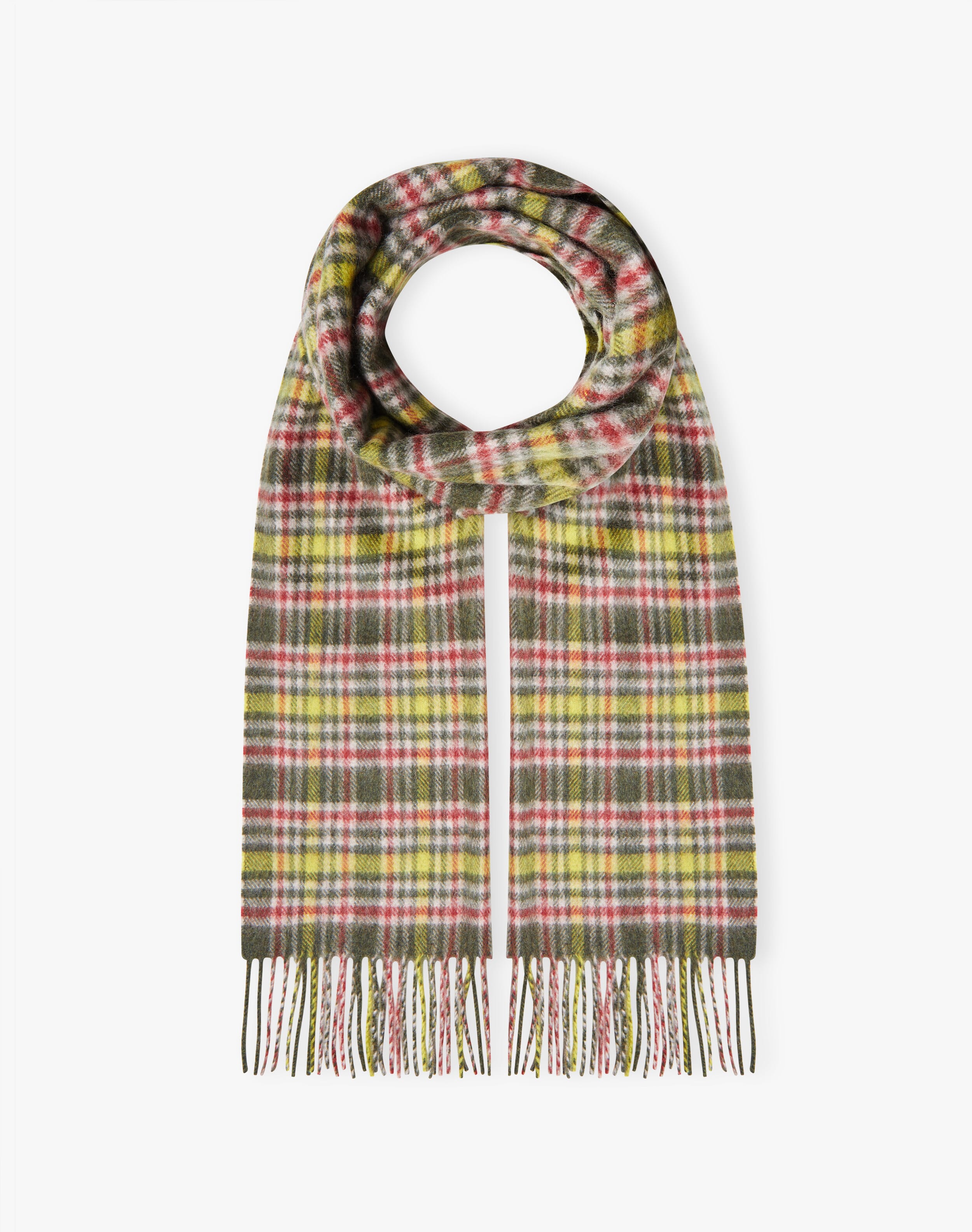 Cashmere Plaid Scarf