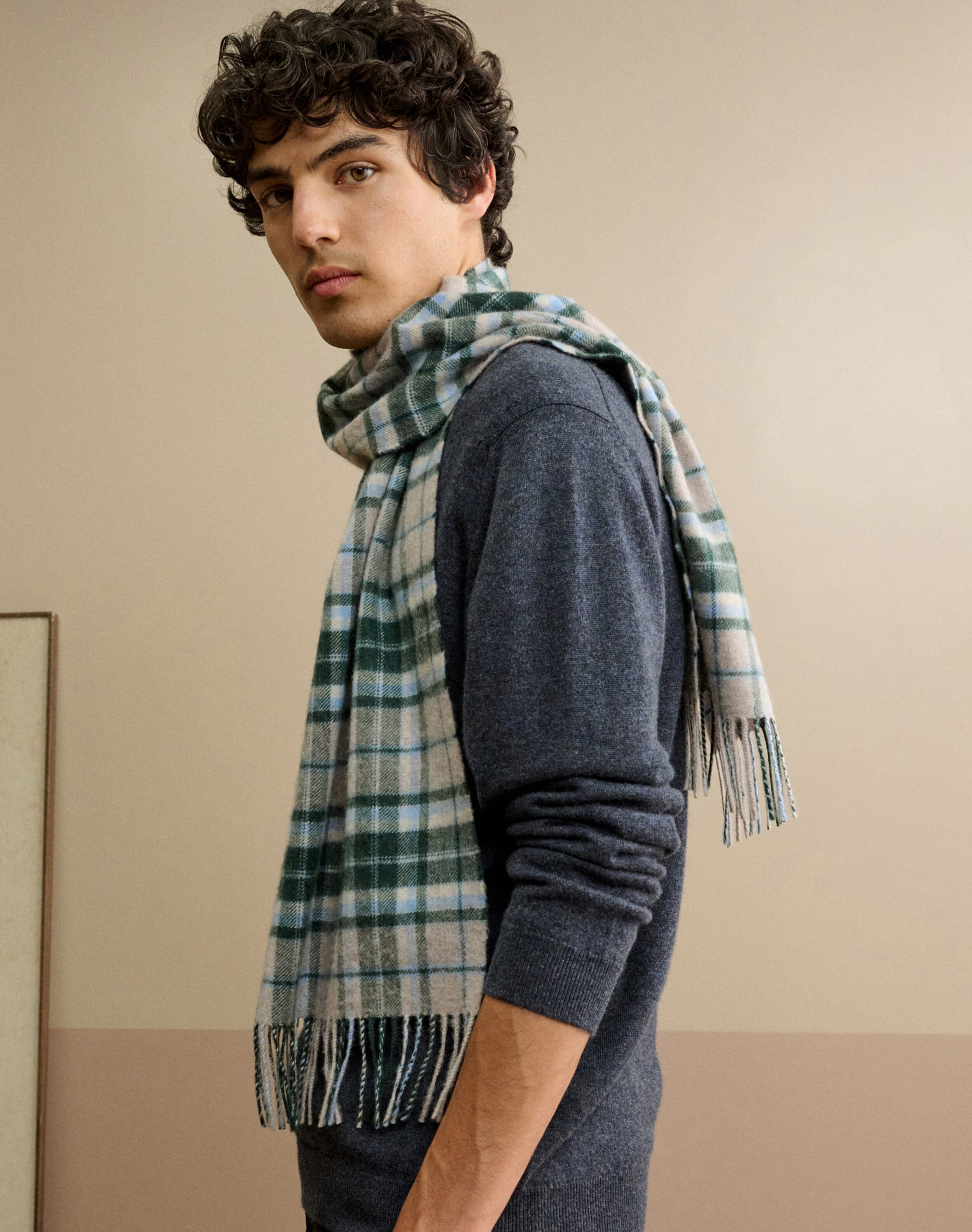 Cashmere Plaid Scarf