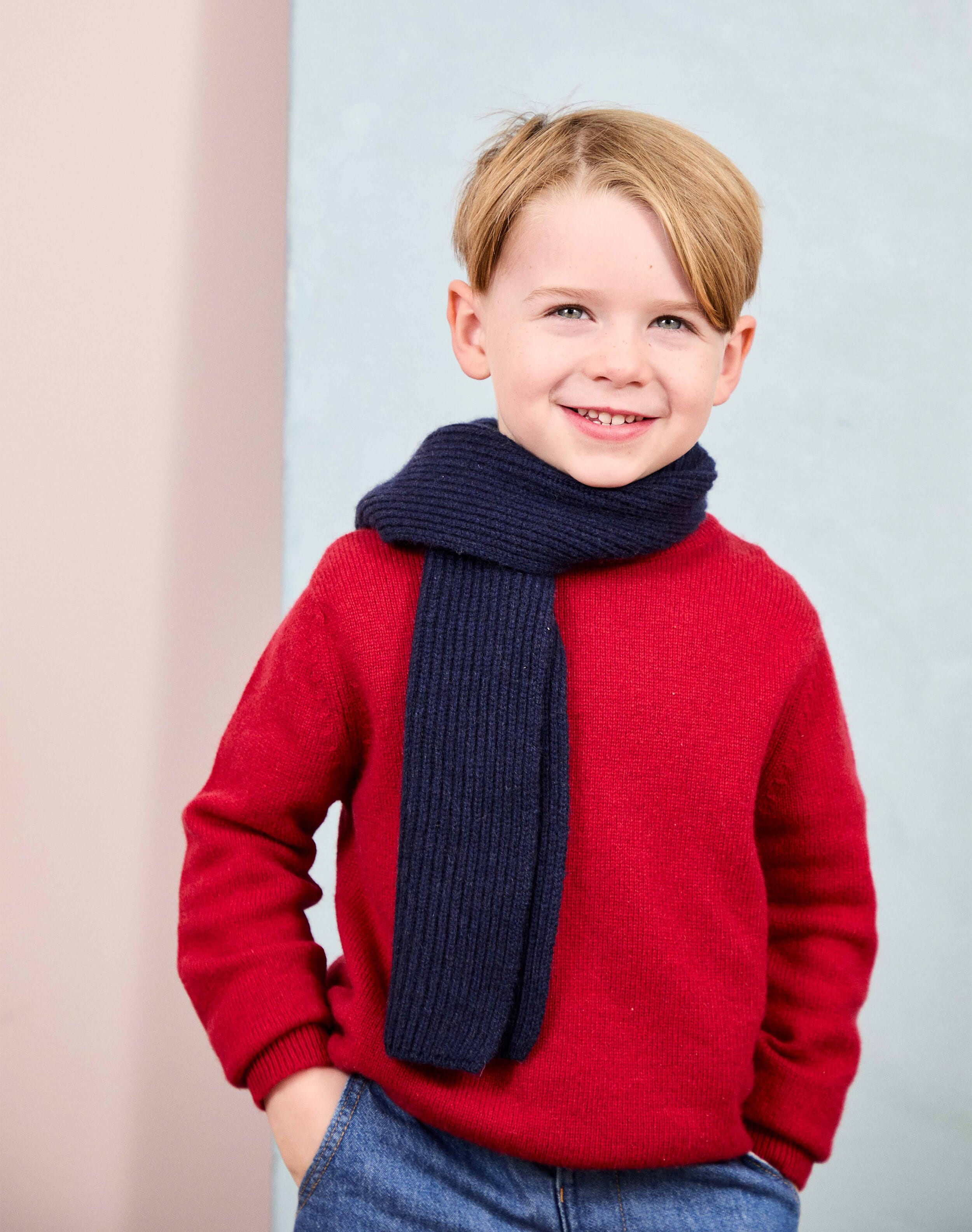 Cashmere Ribbed Scarf