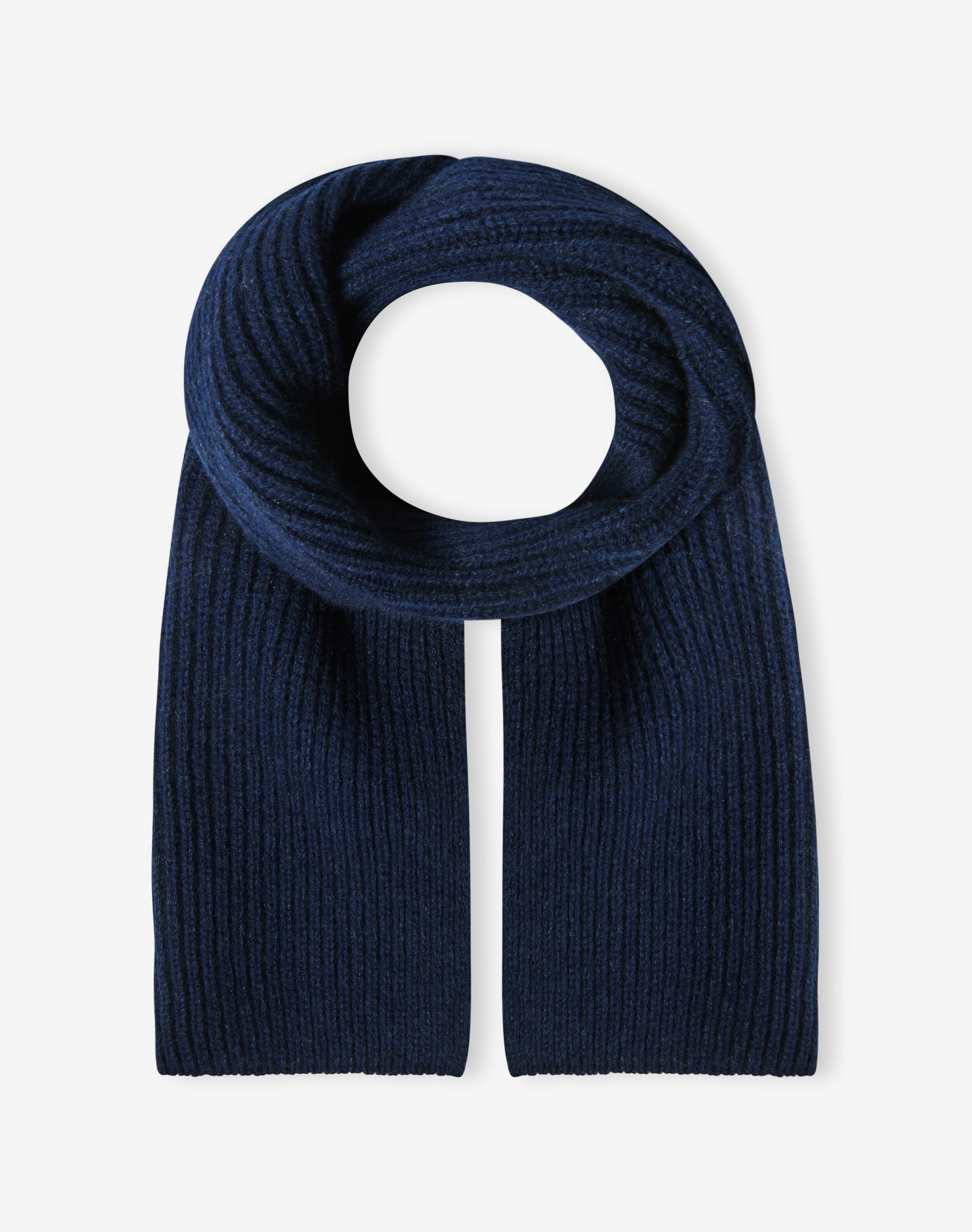 Cashmere Ribbed Scarf
