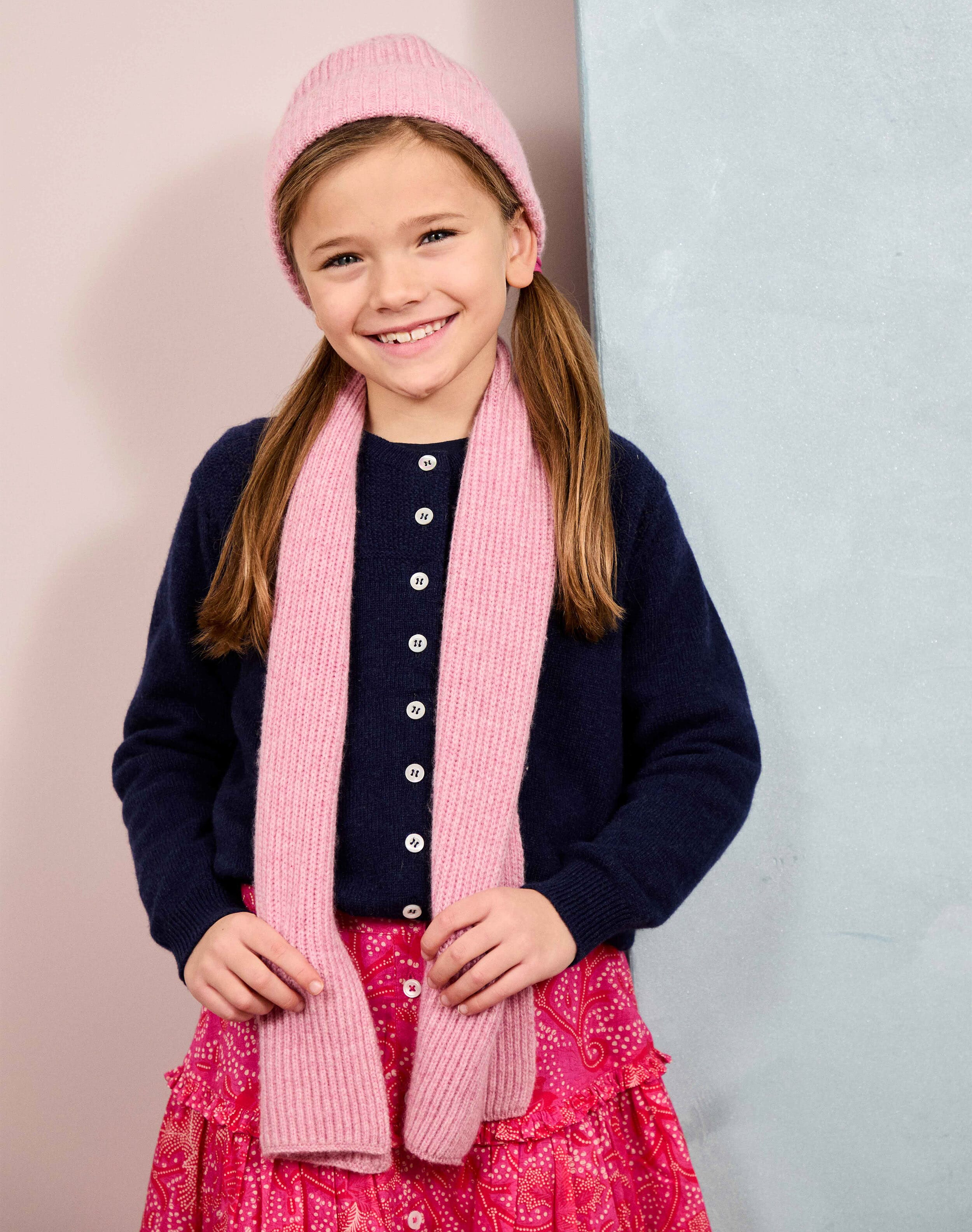 Cashmere Ribbed Scarf