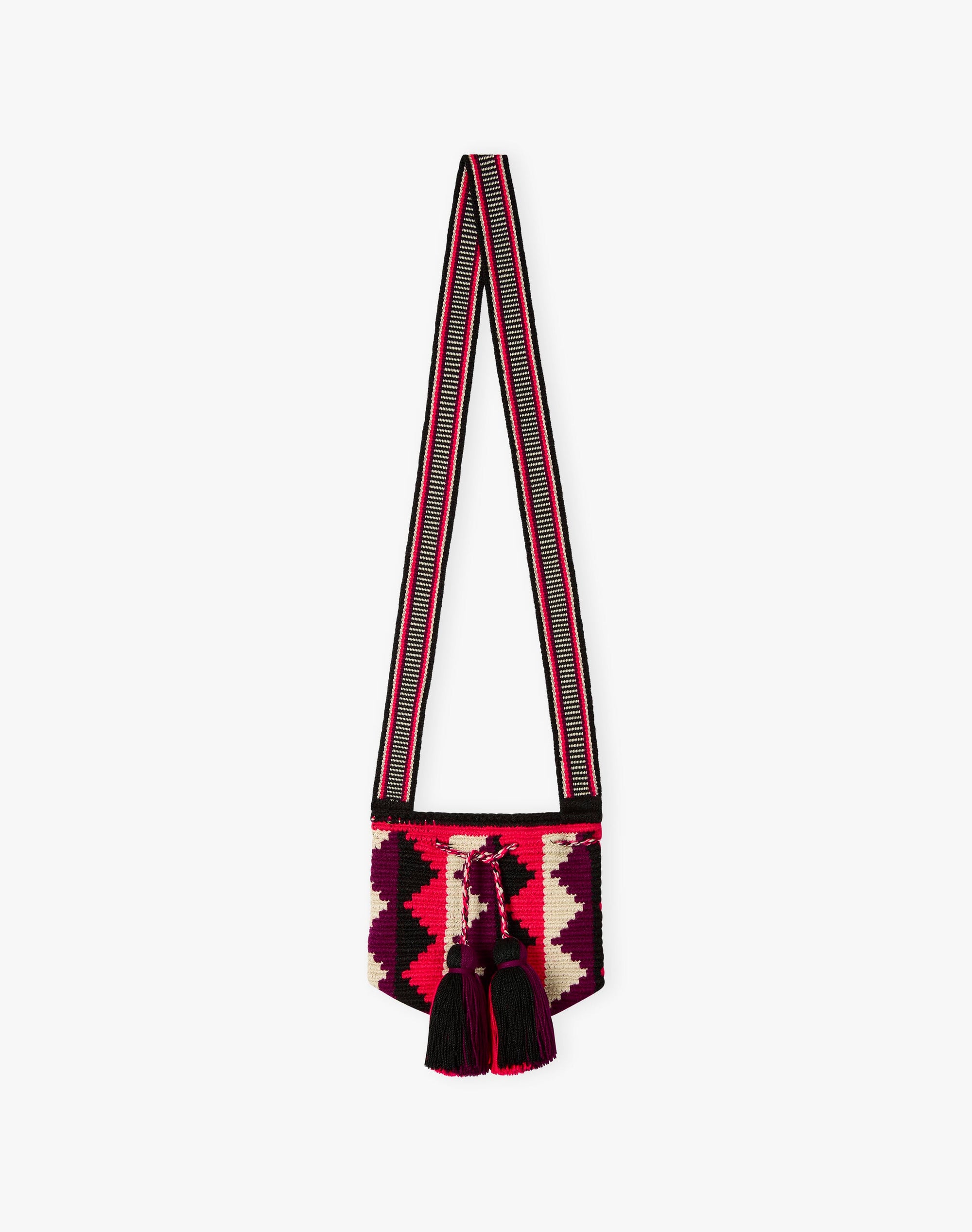 Hand Woven Tassel Mini Bag