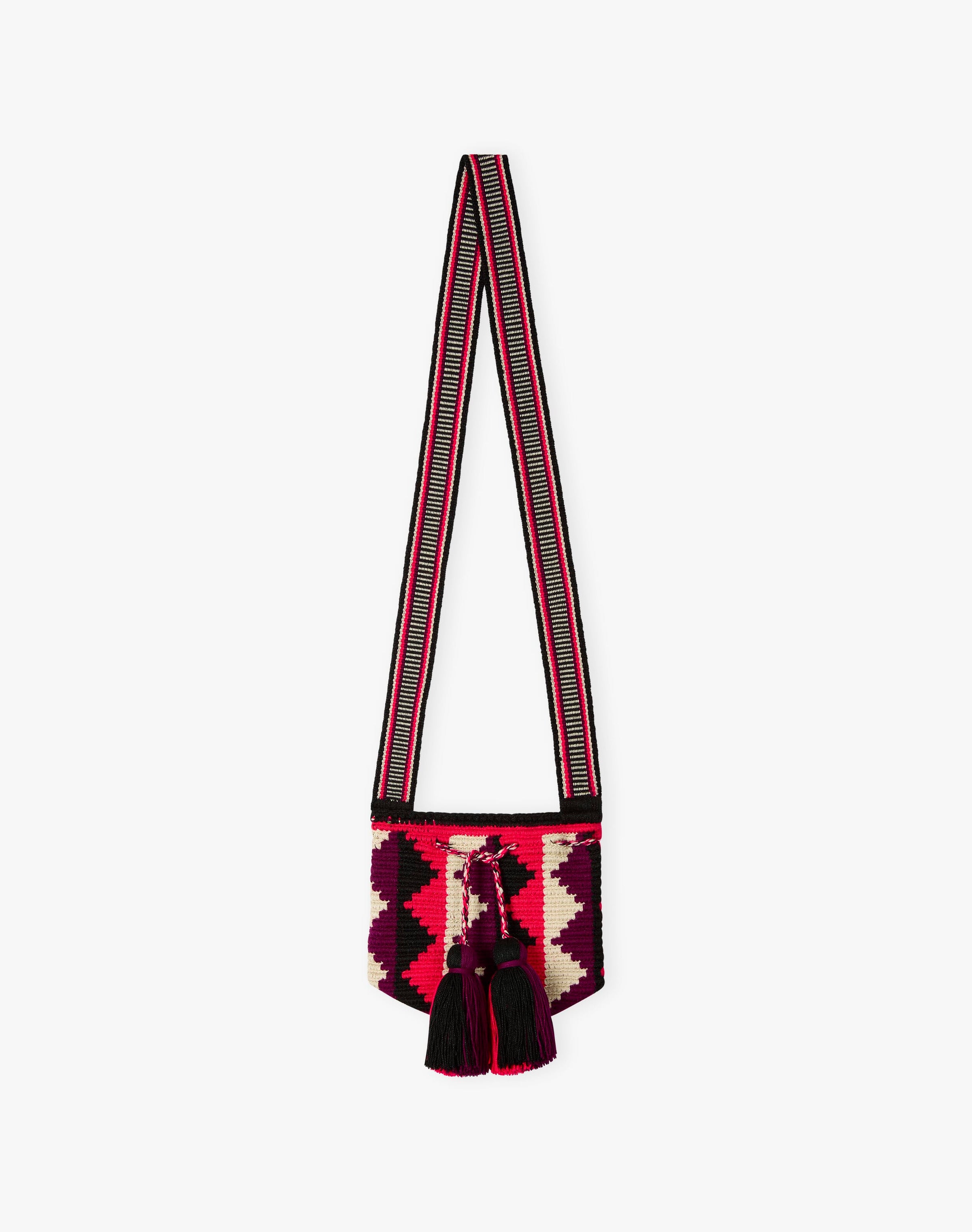 Hand Woven Tassel Mini Bag