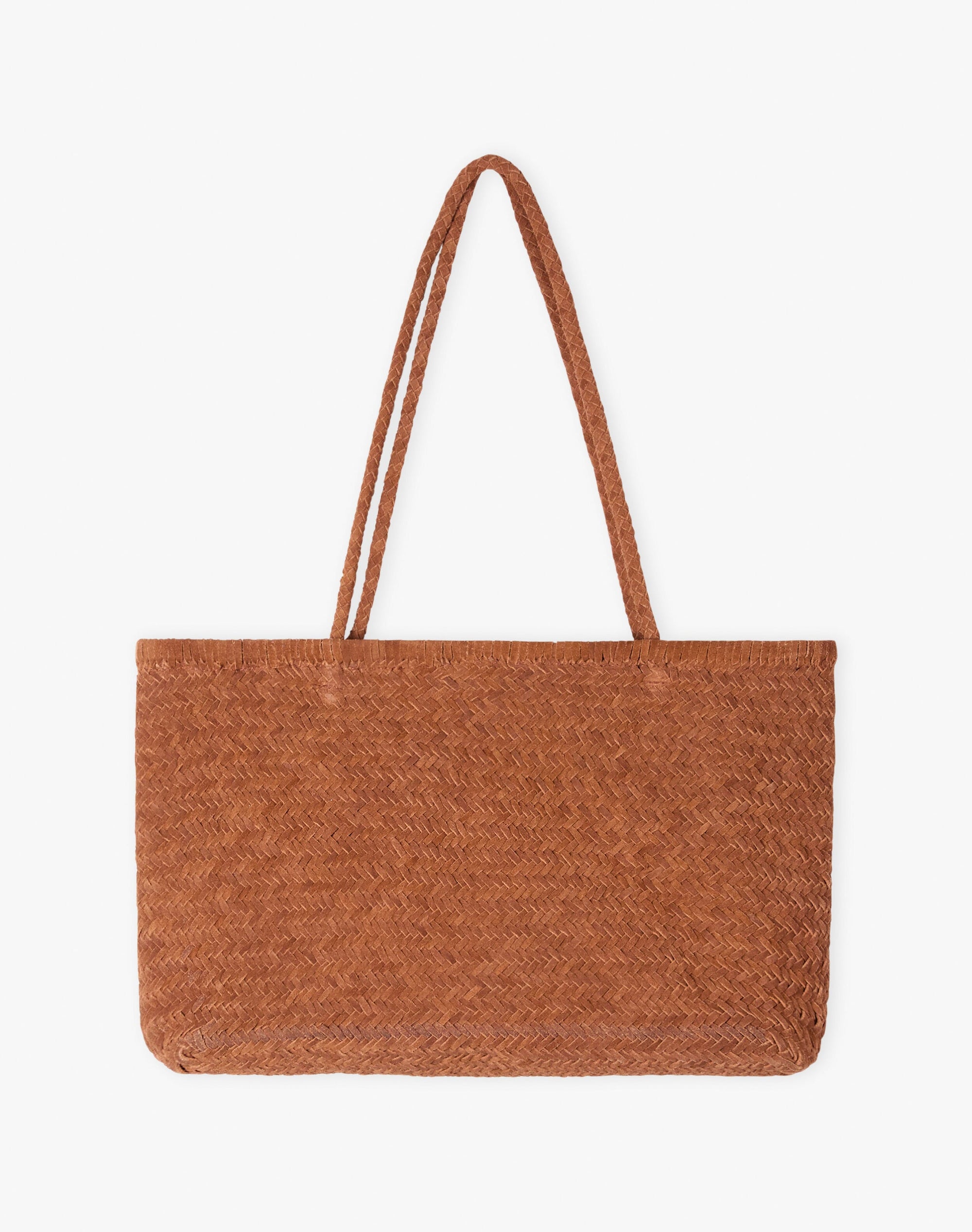Woven Suede Bag