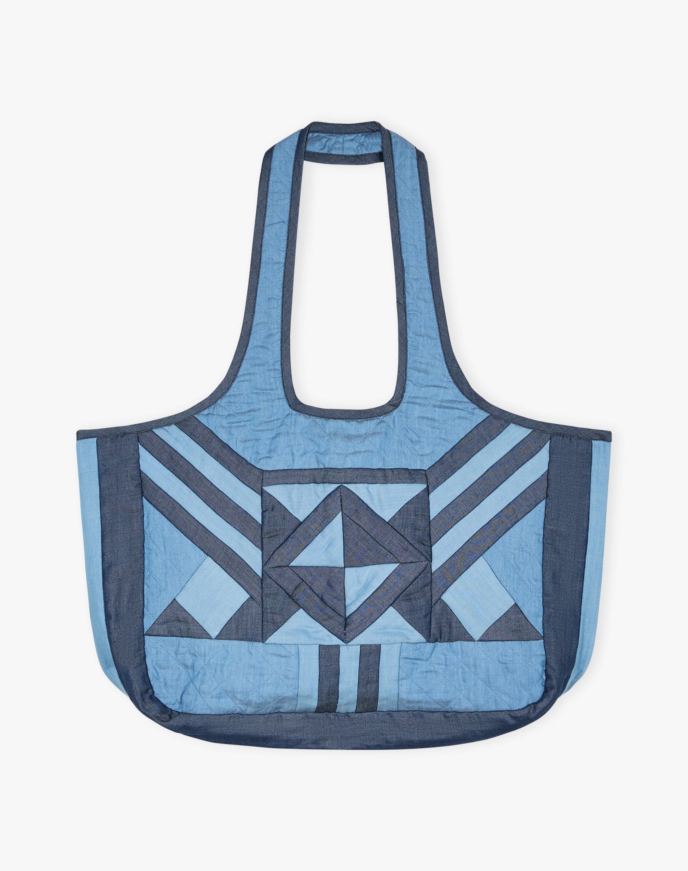 Quilted Patchwork Tote Bag