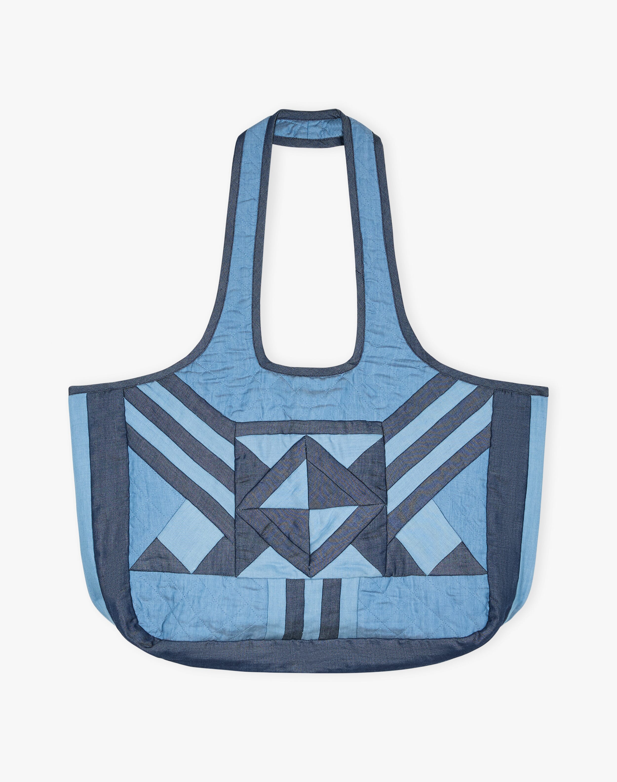 Quilted Patchwork Tote Bag