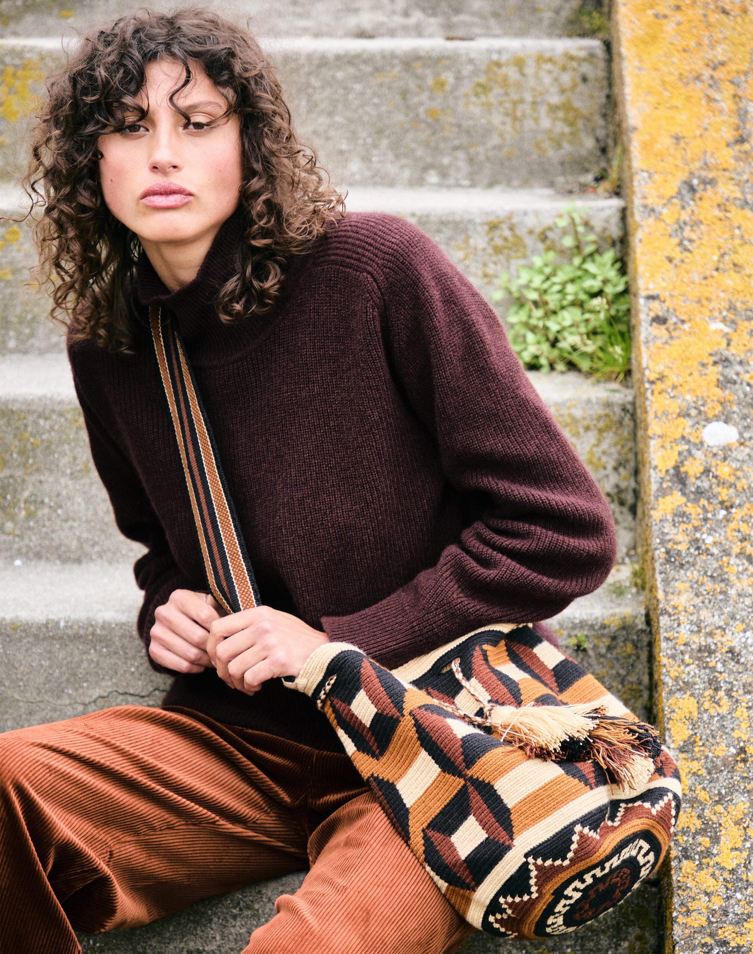 Hand Woven Tassel Bag