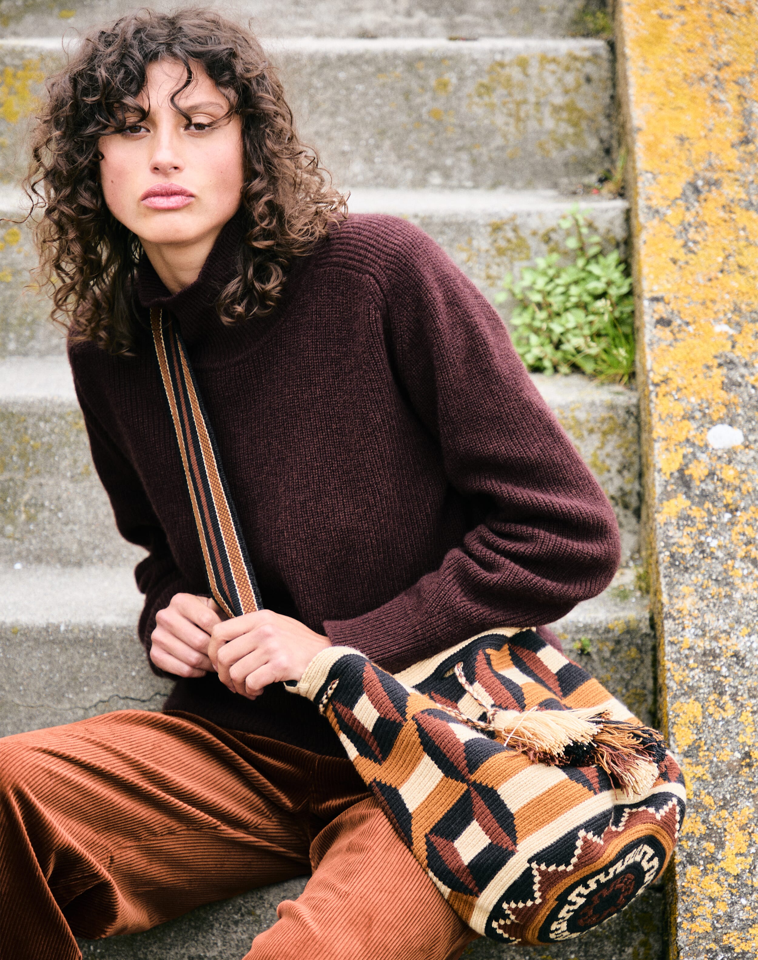 Hand Woven Tassel Bag