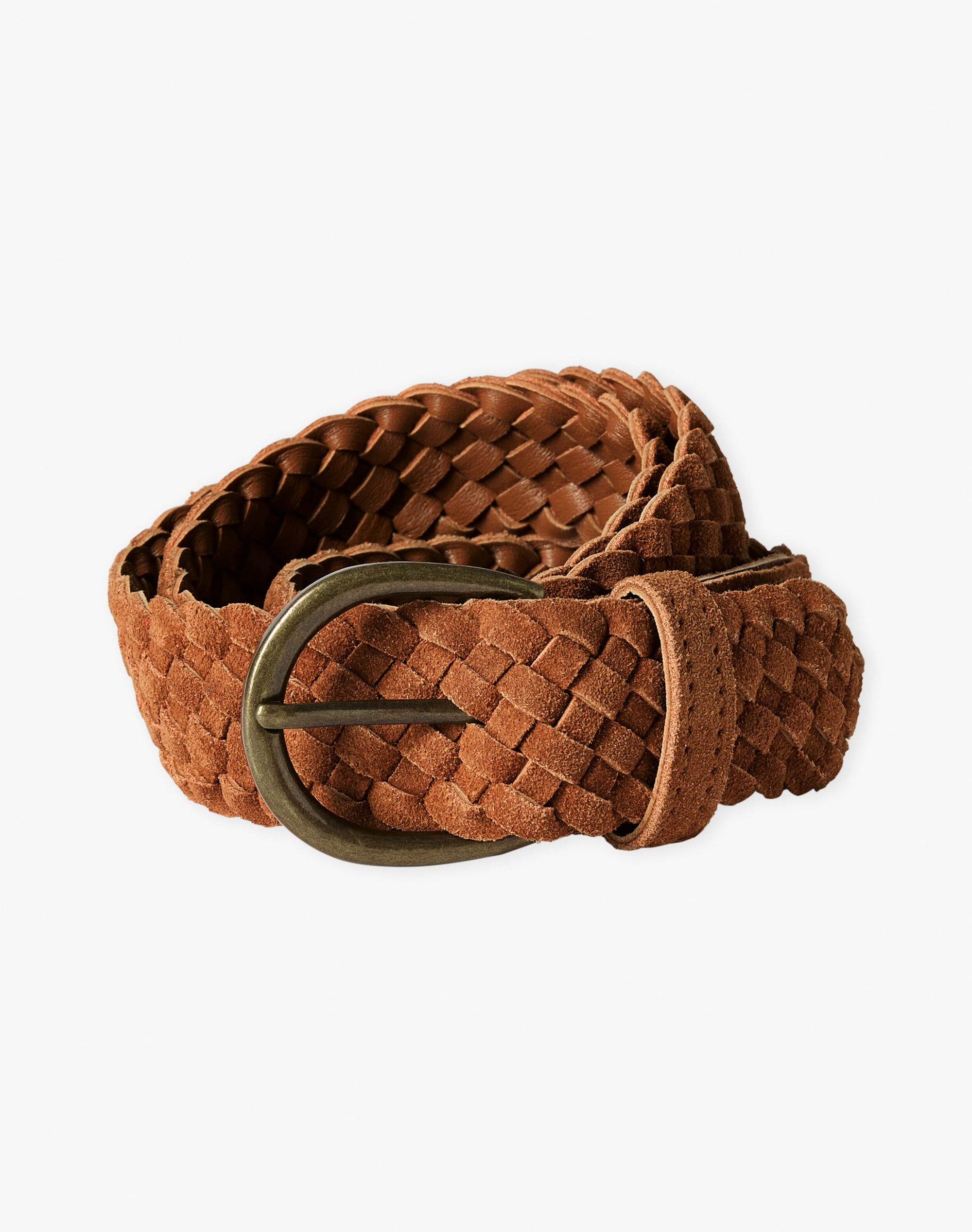 Woven Suede Belt