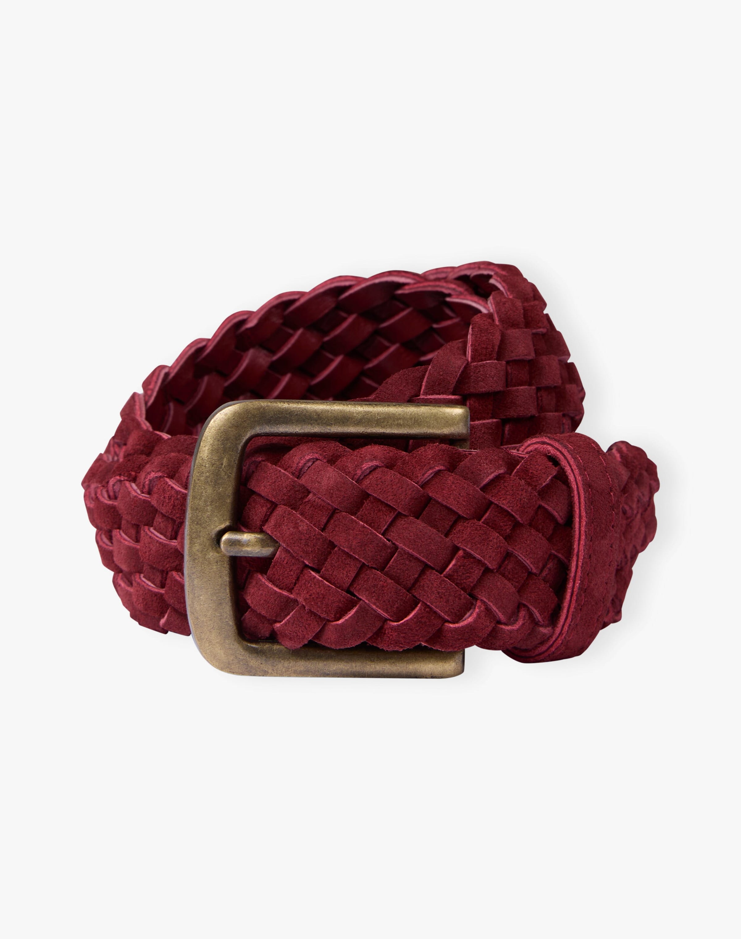 Woven Suede Belt