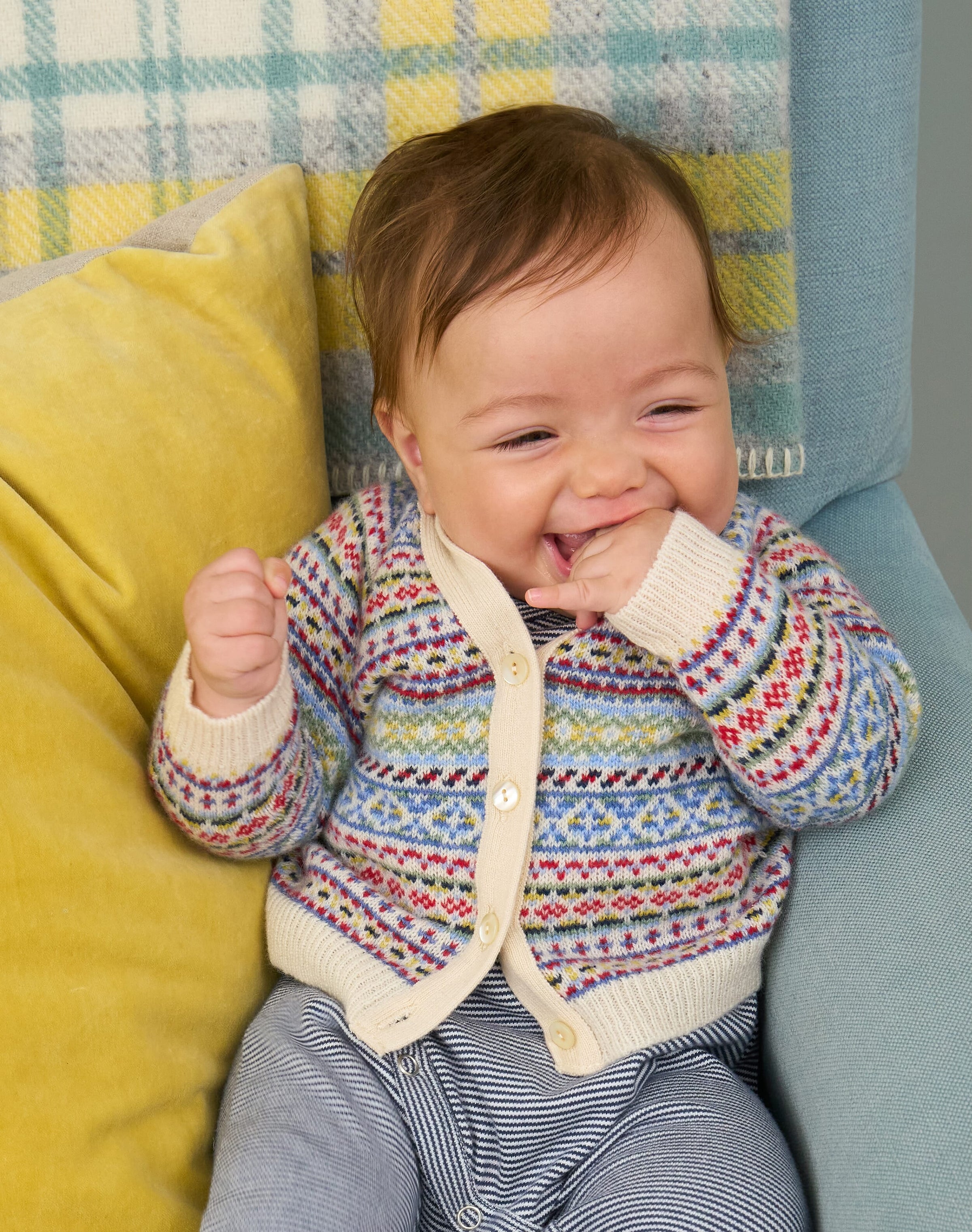 Cashmere Fair Isle Cardigan