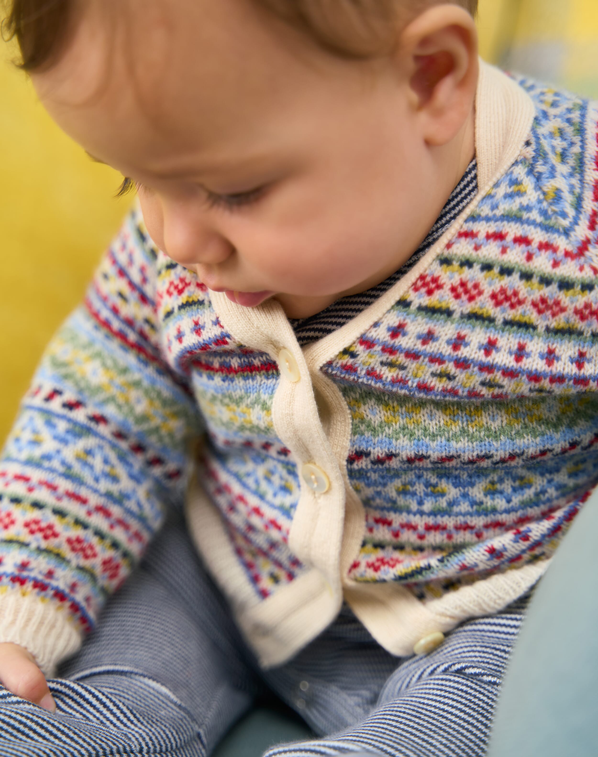 Cashmere Fair Isle Cardigan