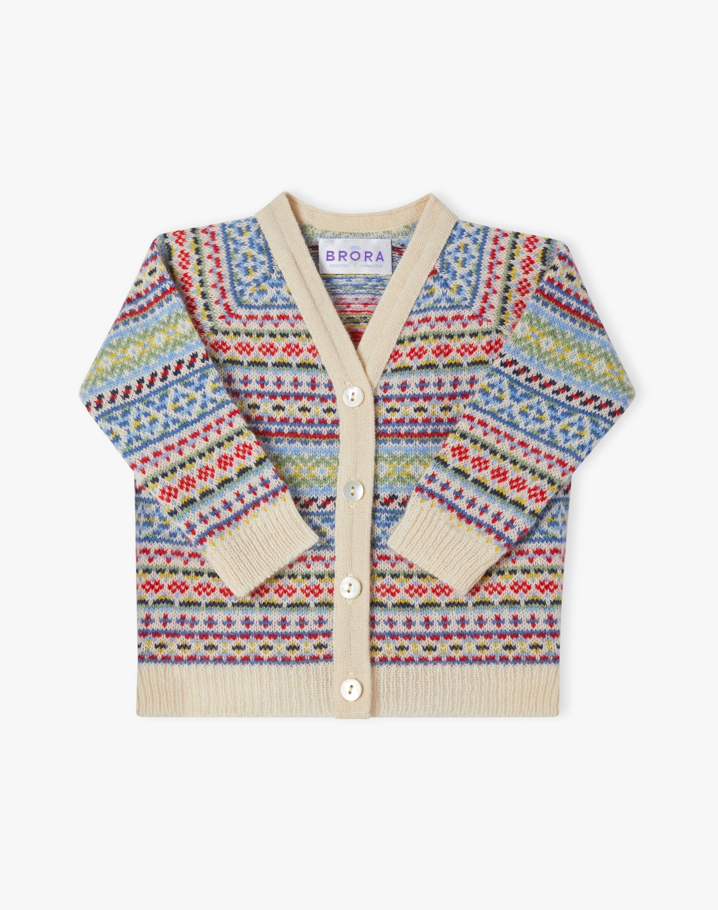 Cashmere Fair Isle Cardigan