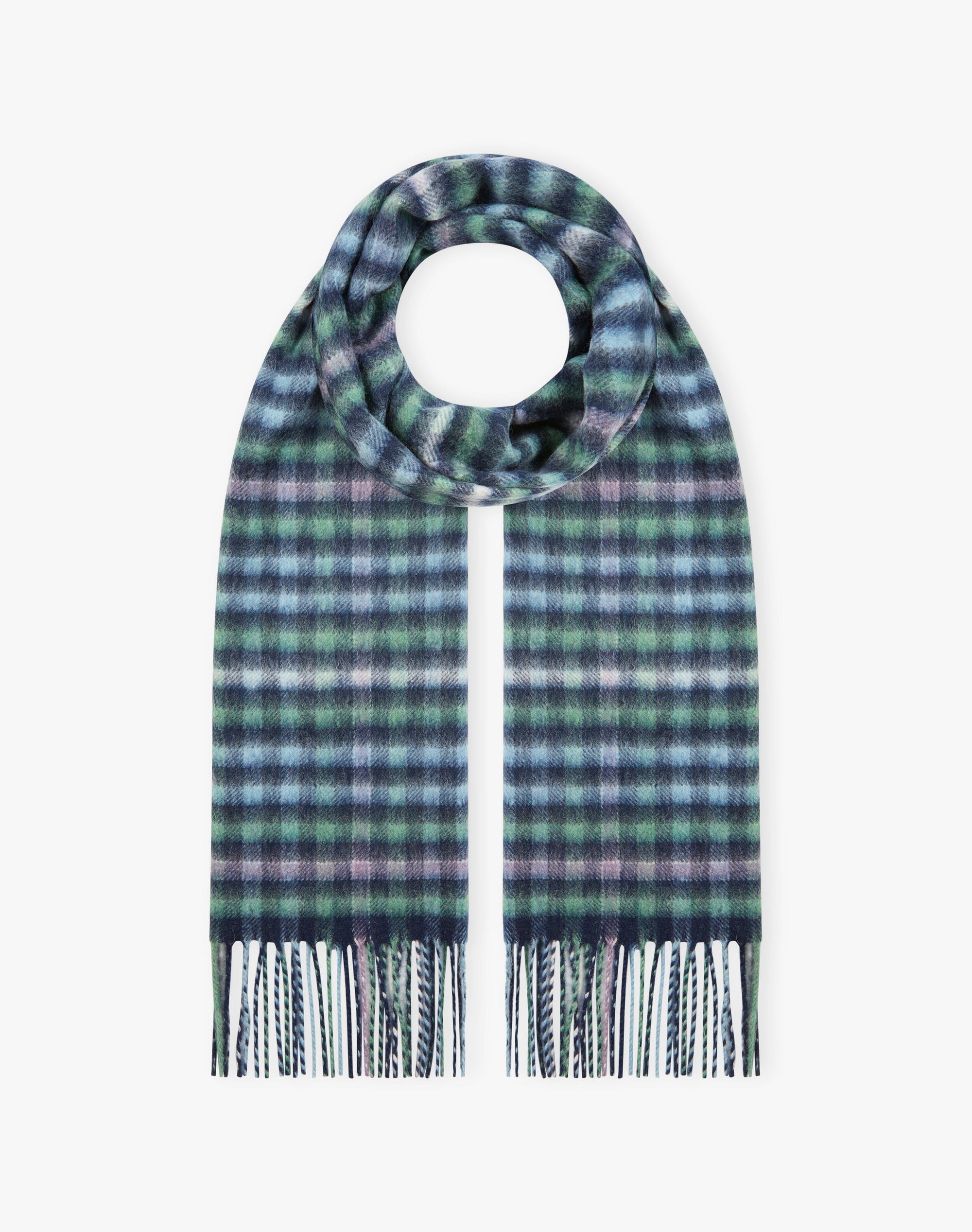 Cashmere Check Scarf