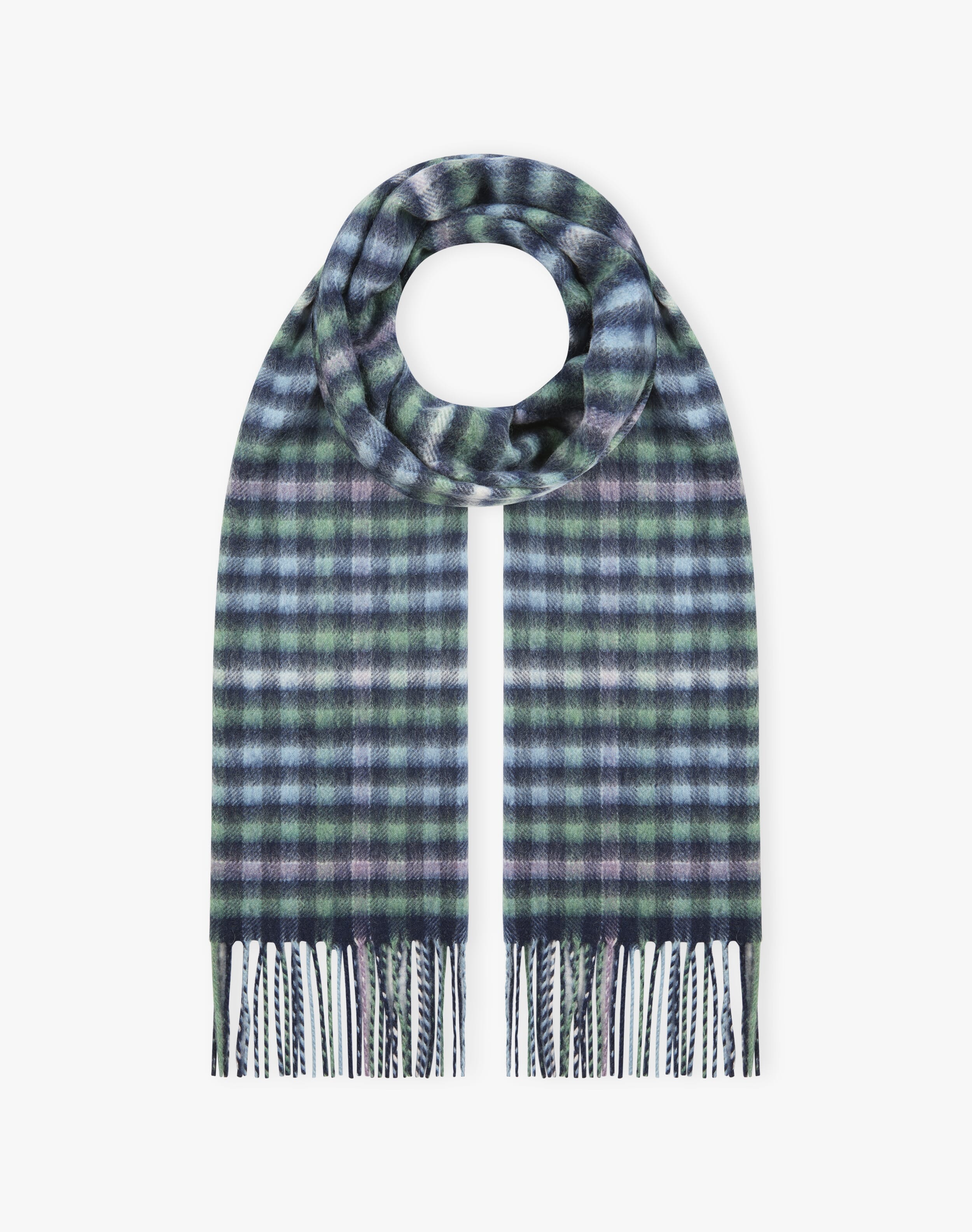 Cashmere Check Scarf