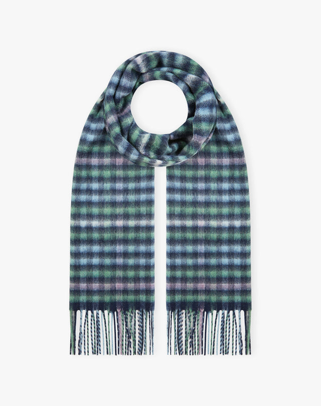 Cashmere Check Scarf