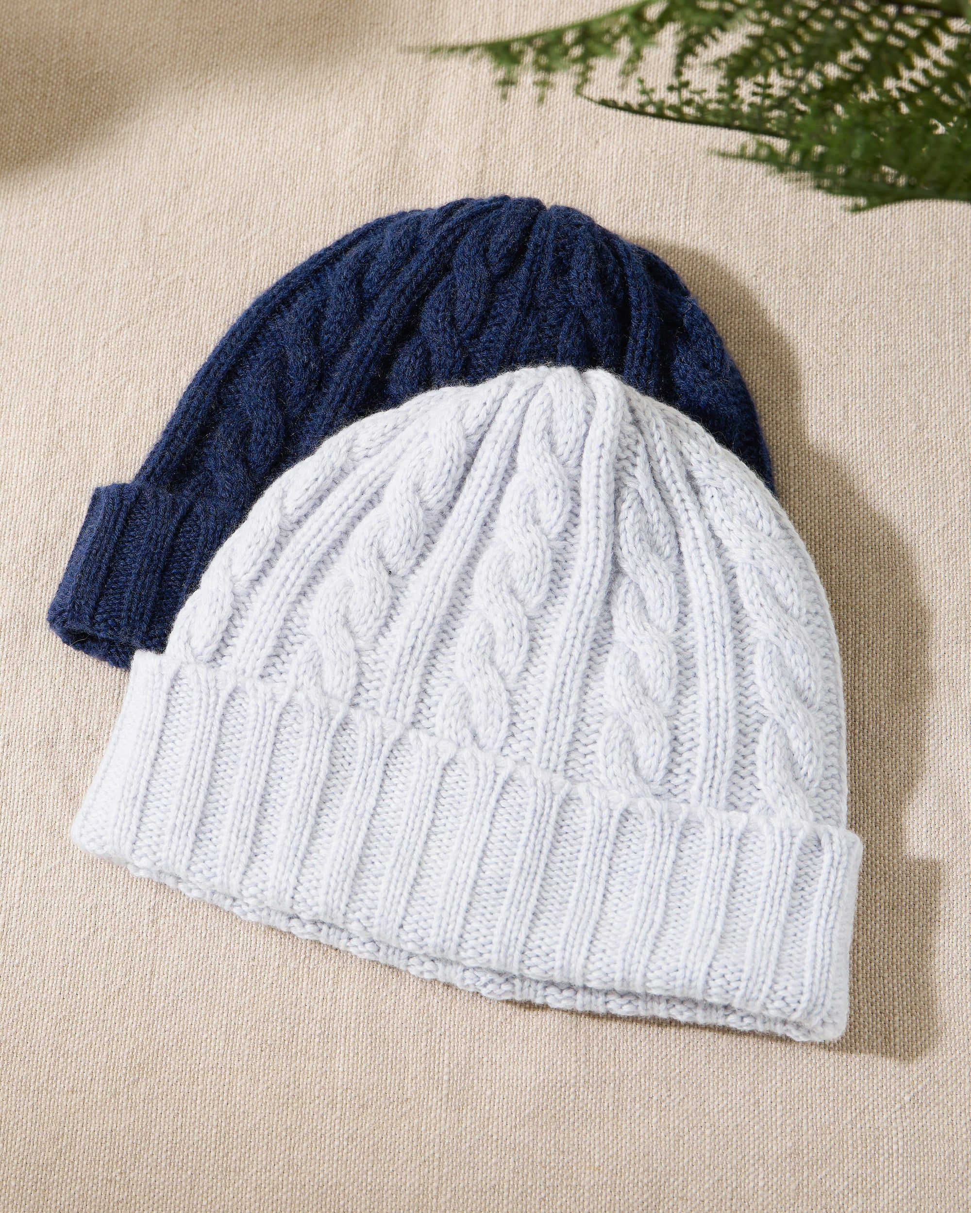 Cashmere Cable & Rib Hat