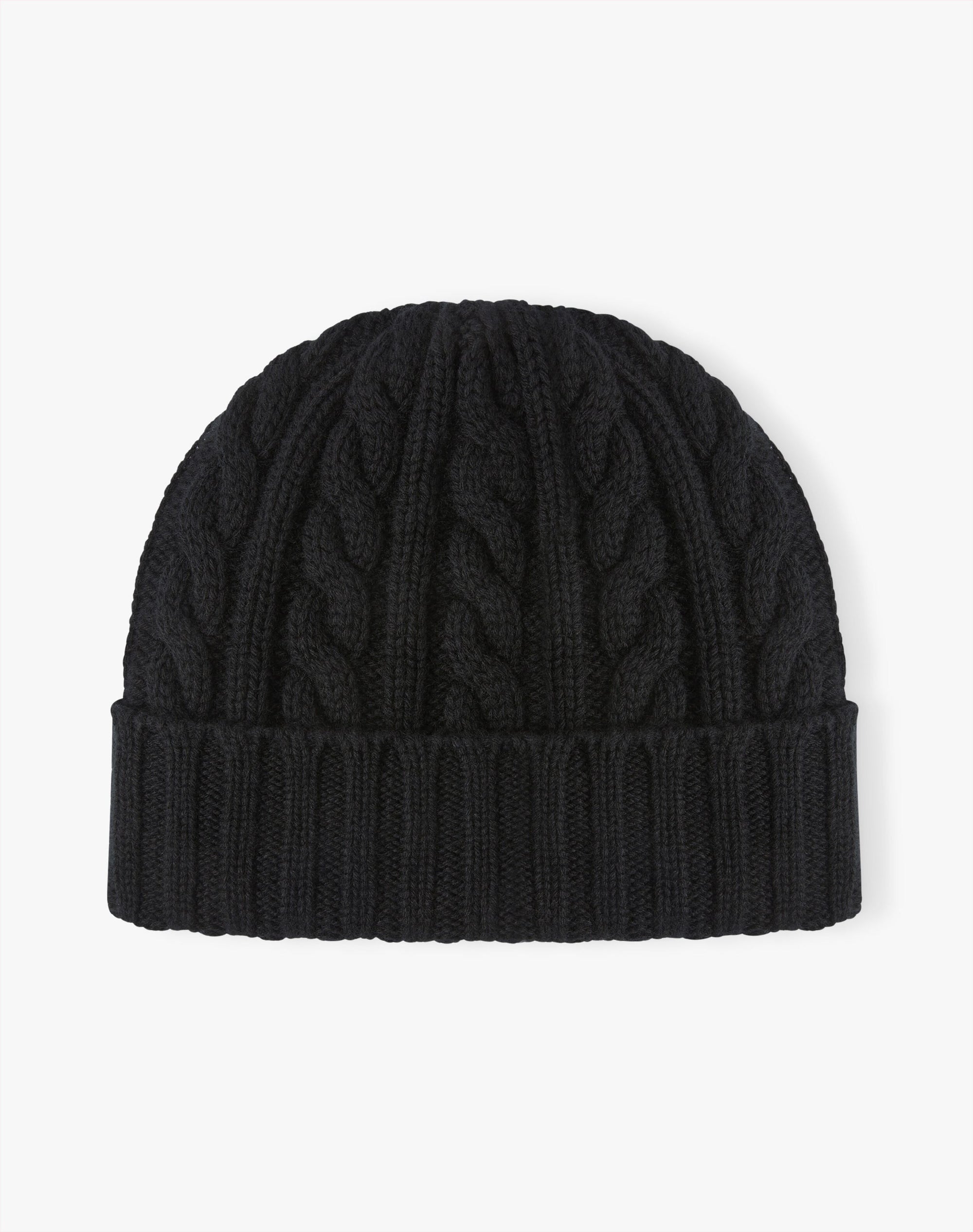 Cashmere Cable & Rib Hat