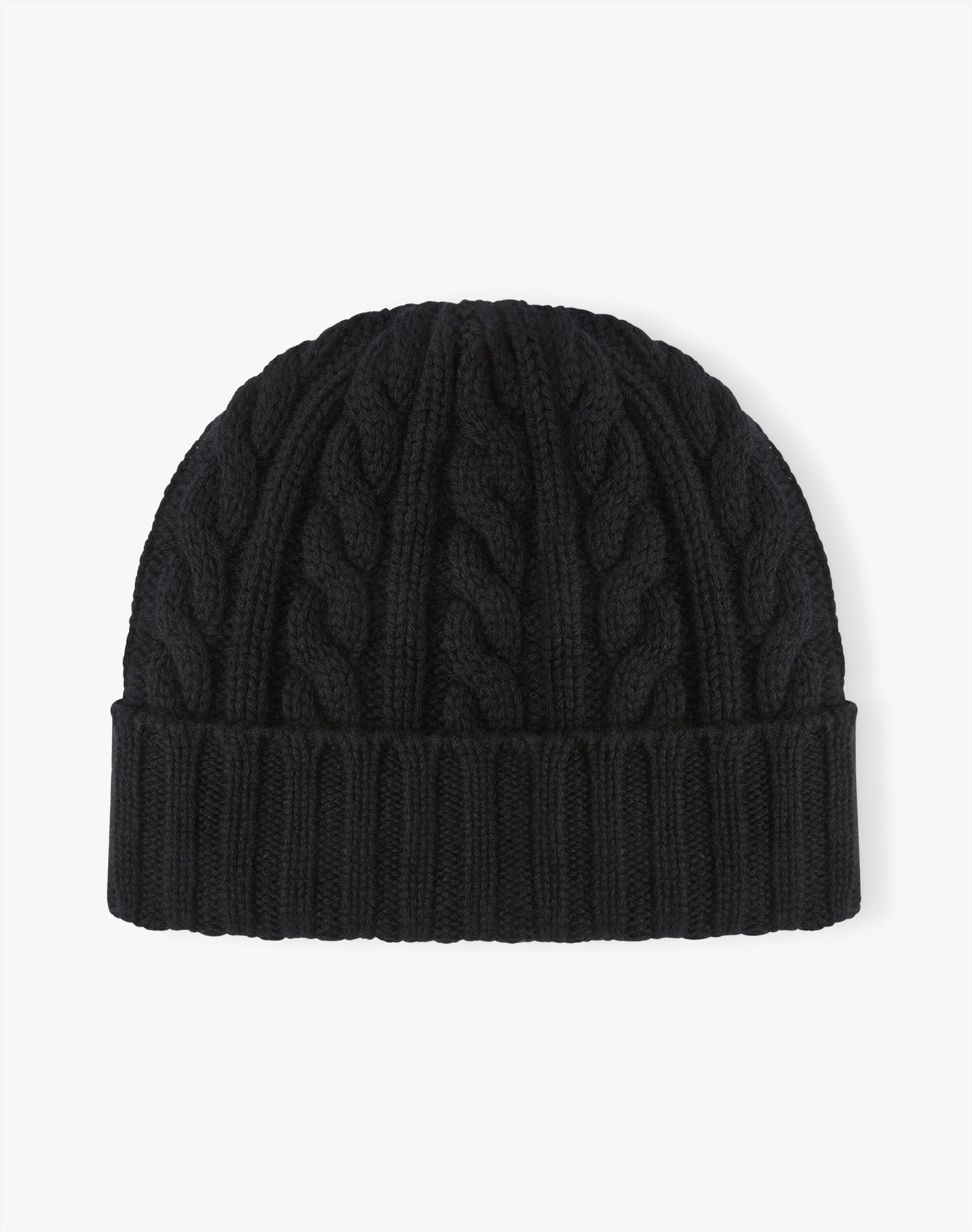 Cashmere Cable & Rib Hat