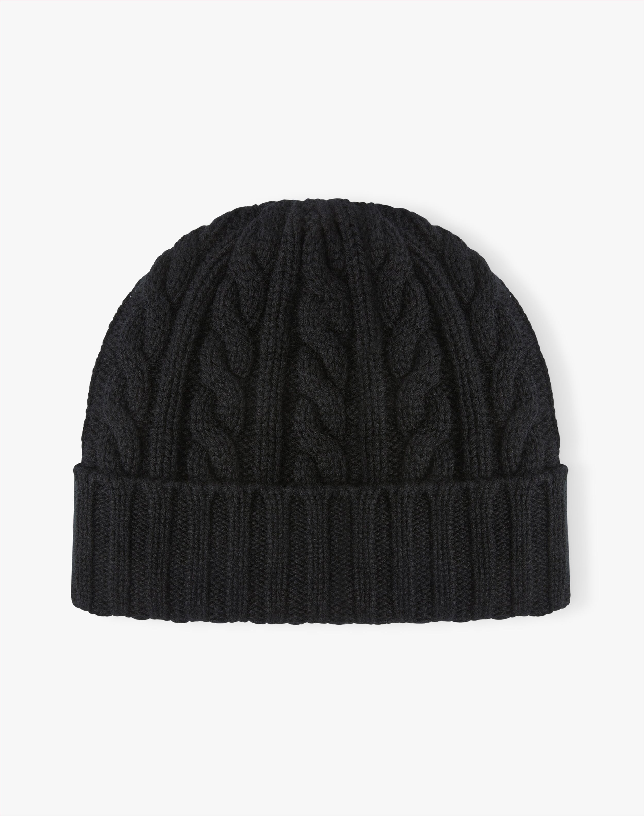 Cashmere Cable & Rib Hat