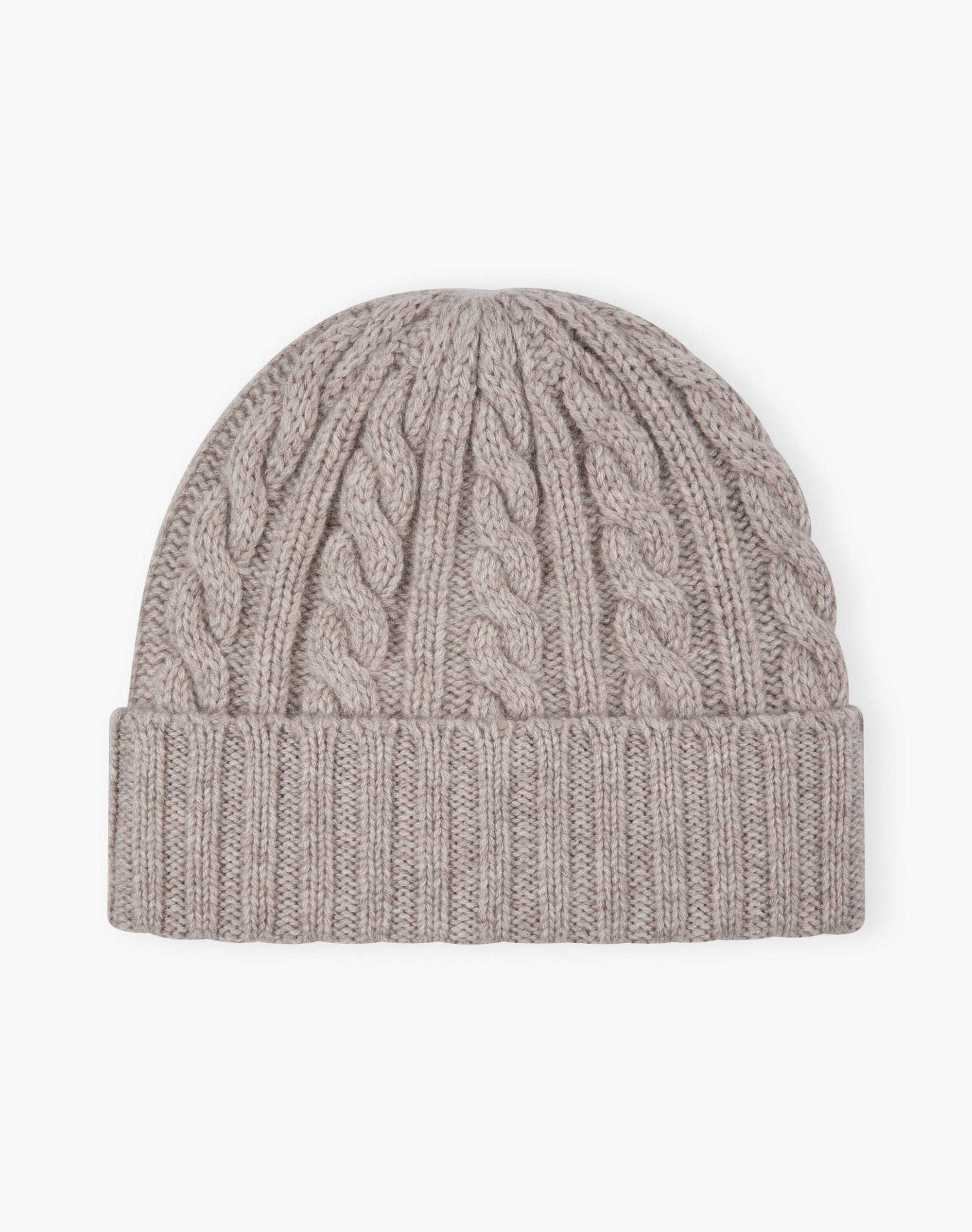 Cashmere Cable & Rib Hat