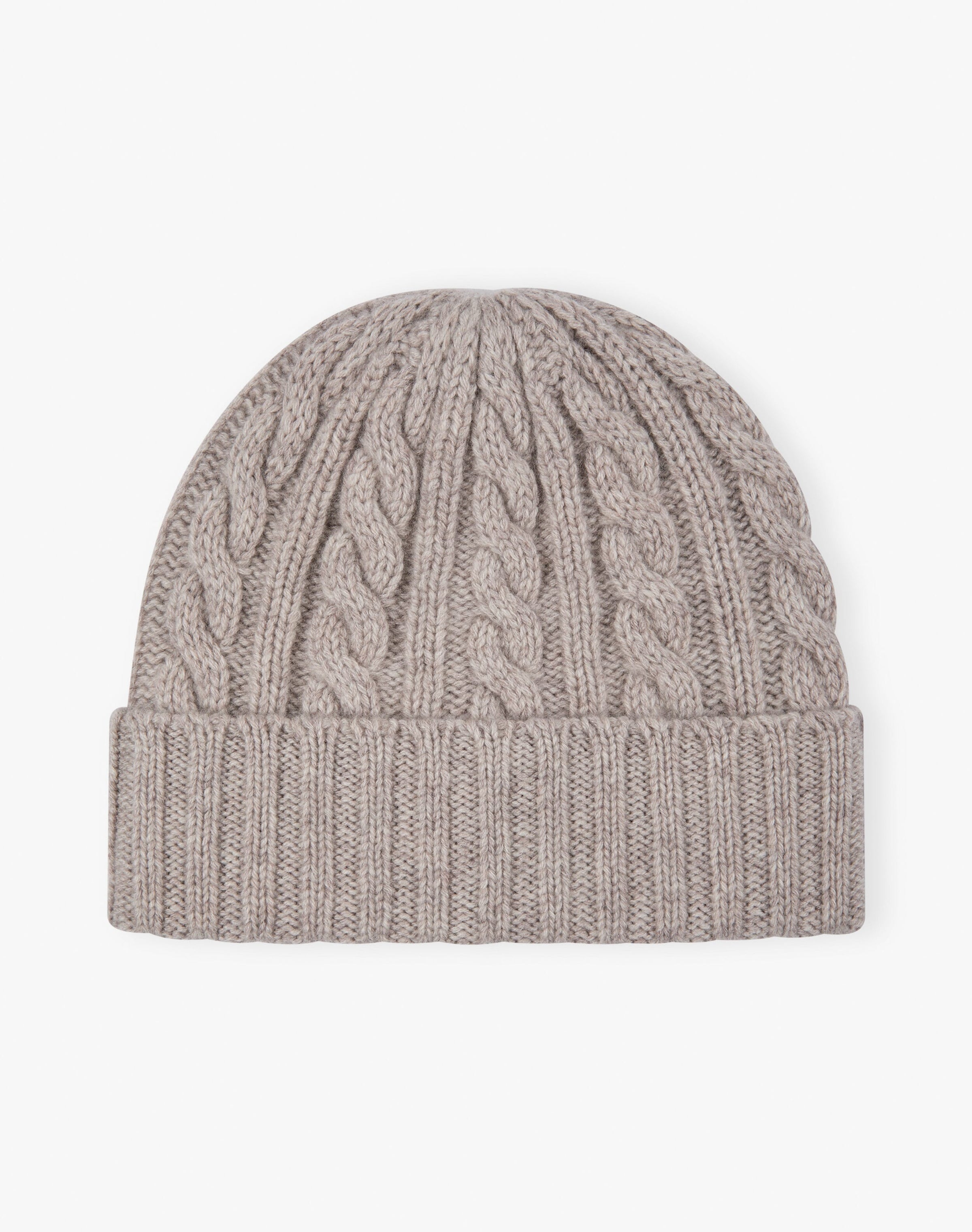 Cashmere Cable & Rib Hat