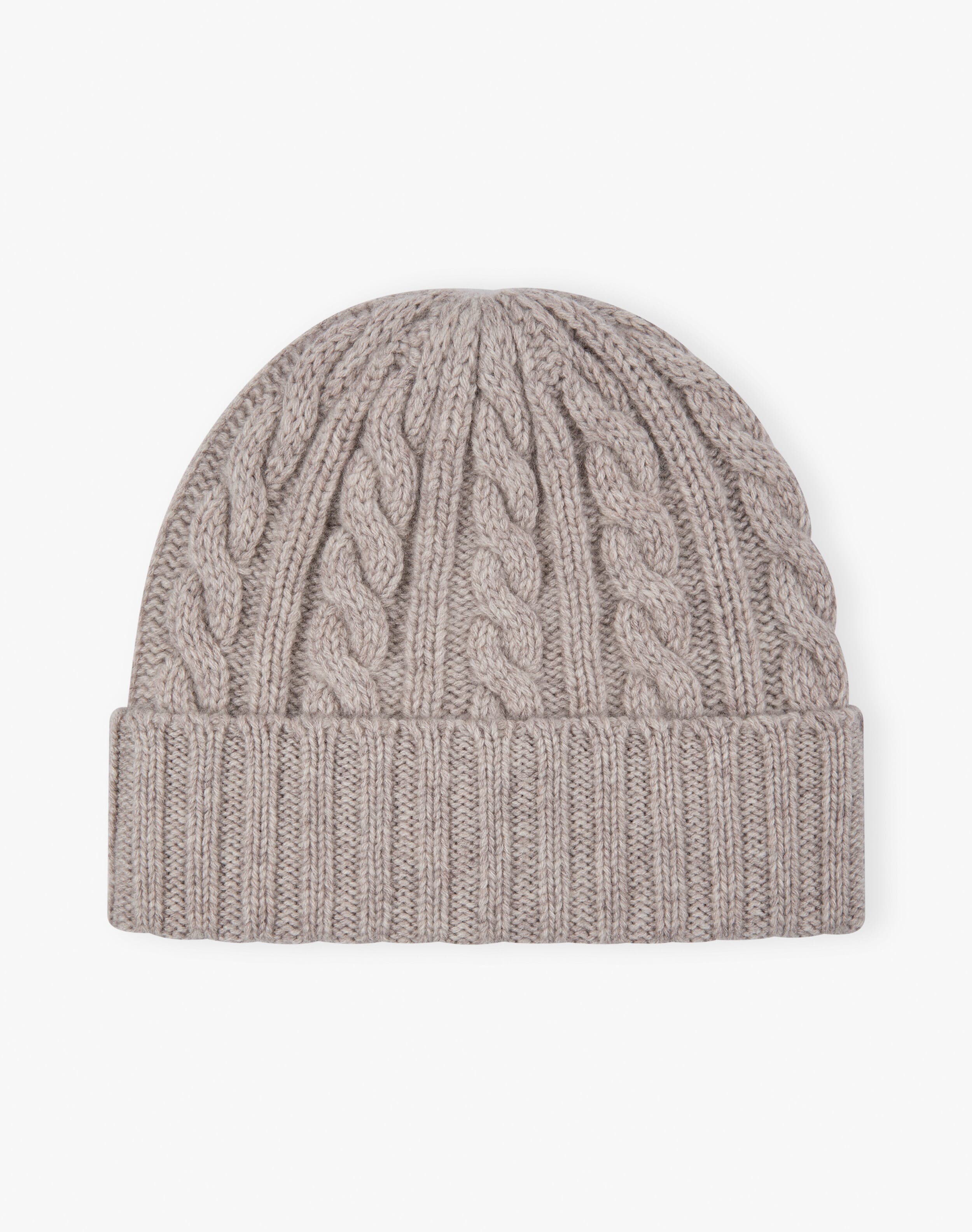 Cashmere Cable & Rib Hat