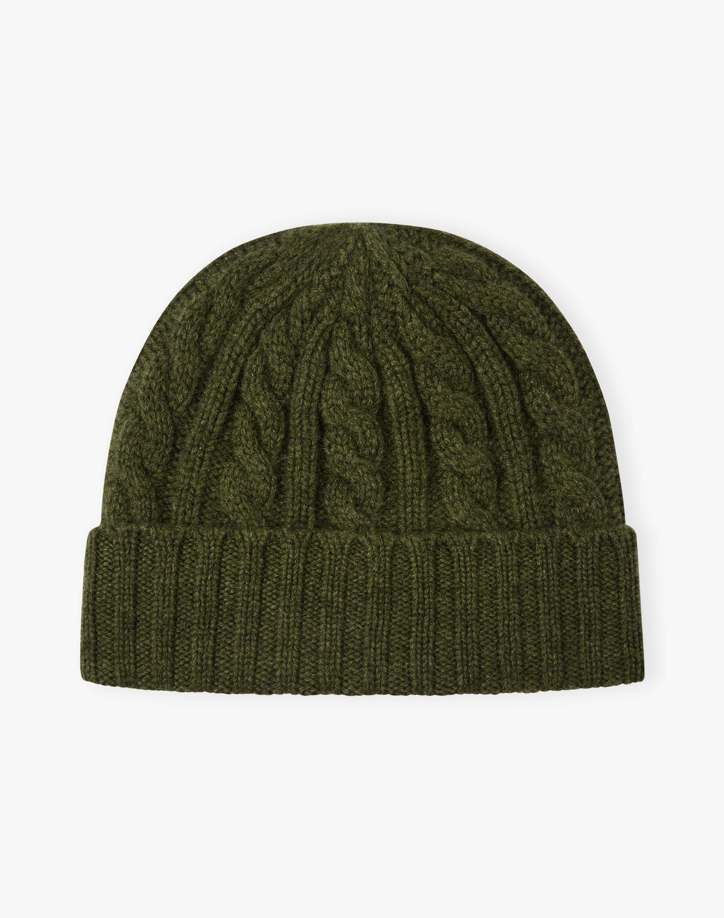 Cashmere Cable & Rib Hat