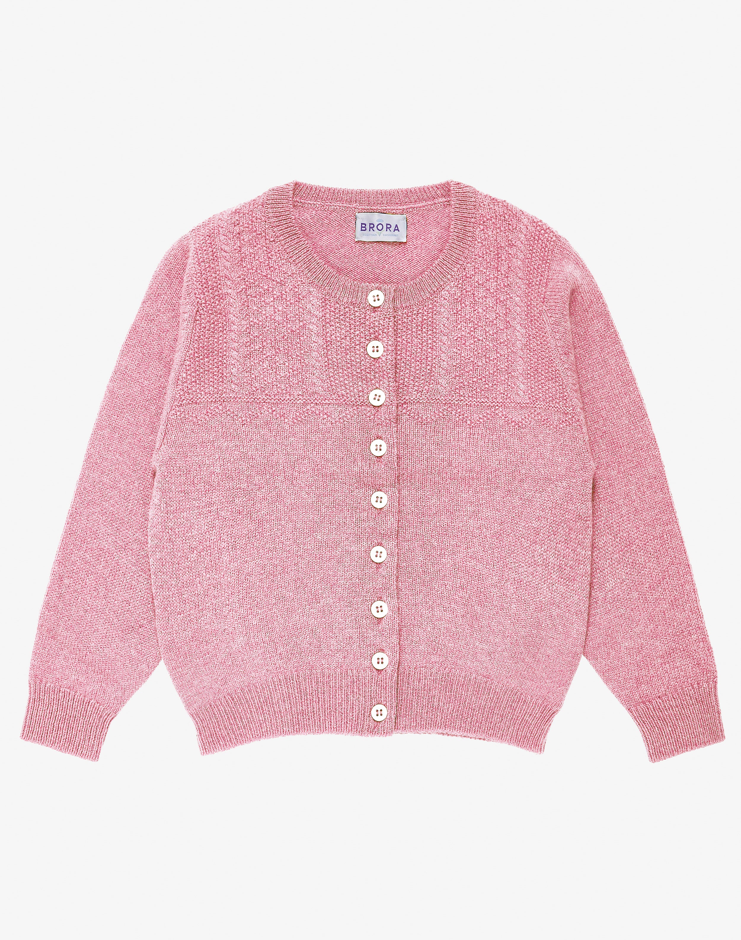 Cashmere Round Neck Cardigan
