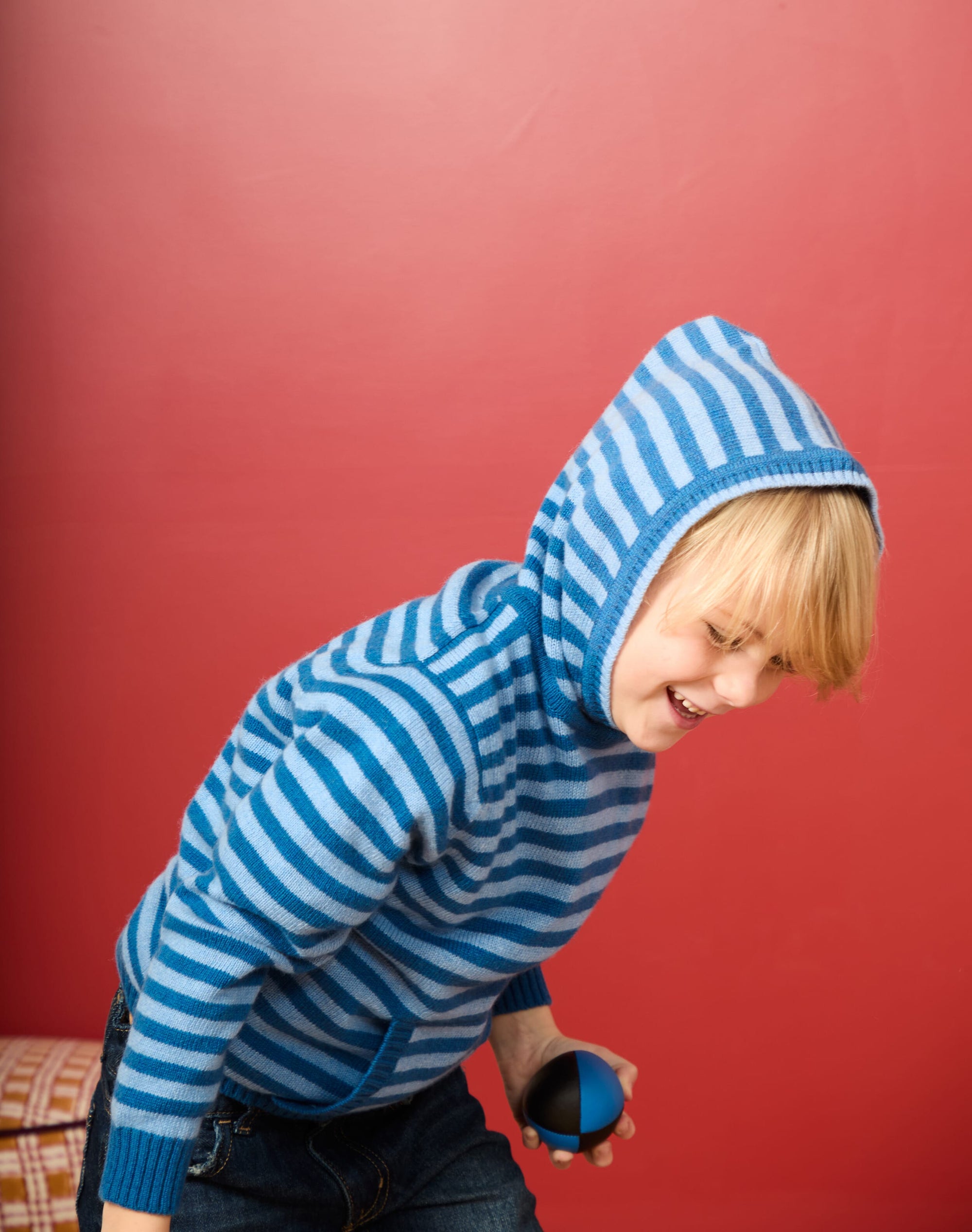 Cashmere Stripy Hoody