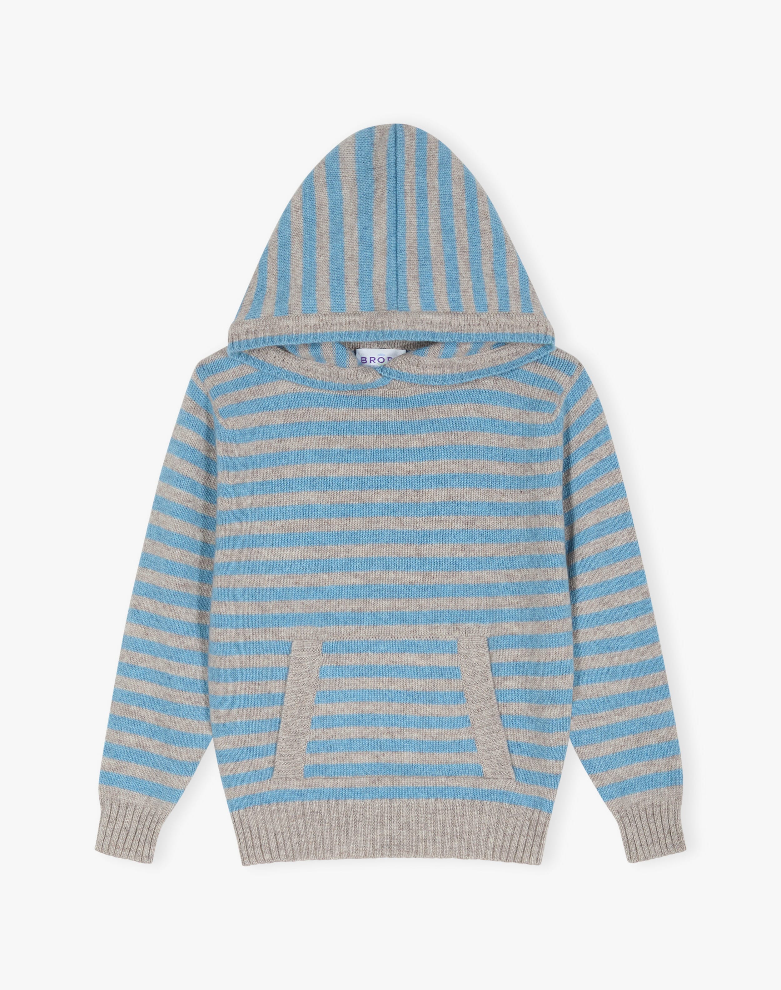 Cashmere Stripy Hoody
