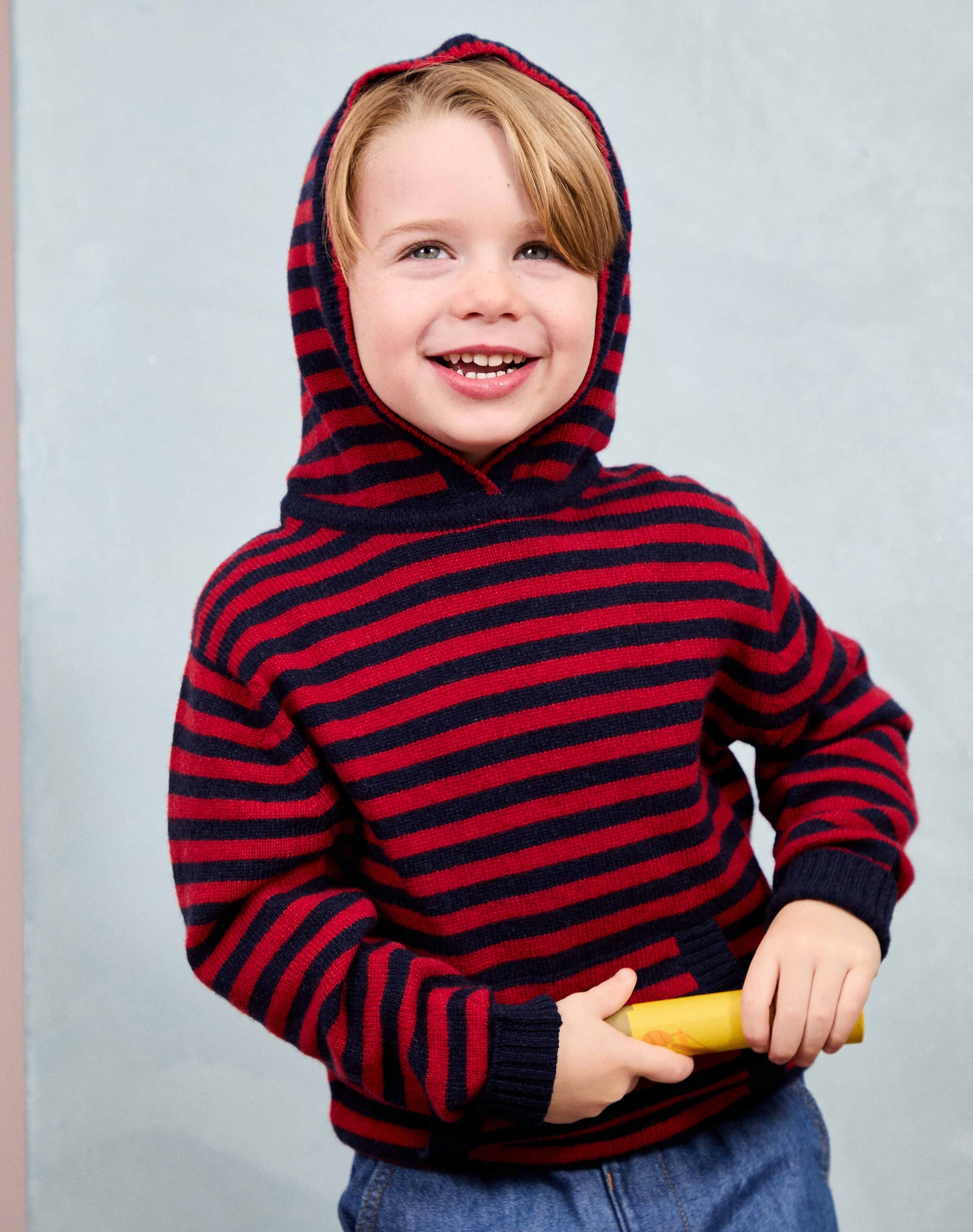 Cashmere Stripy Hoody