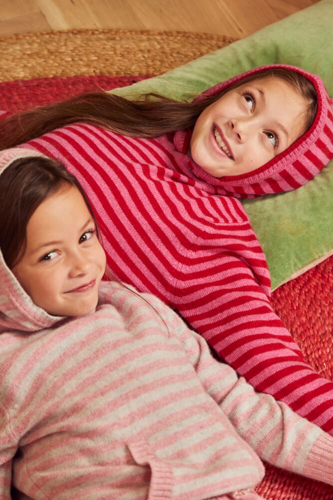 Cashmere Stripy Hoody