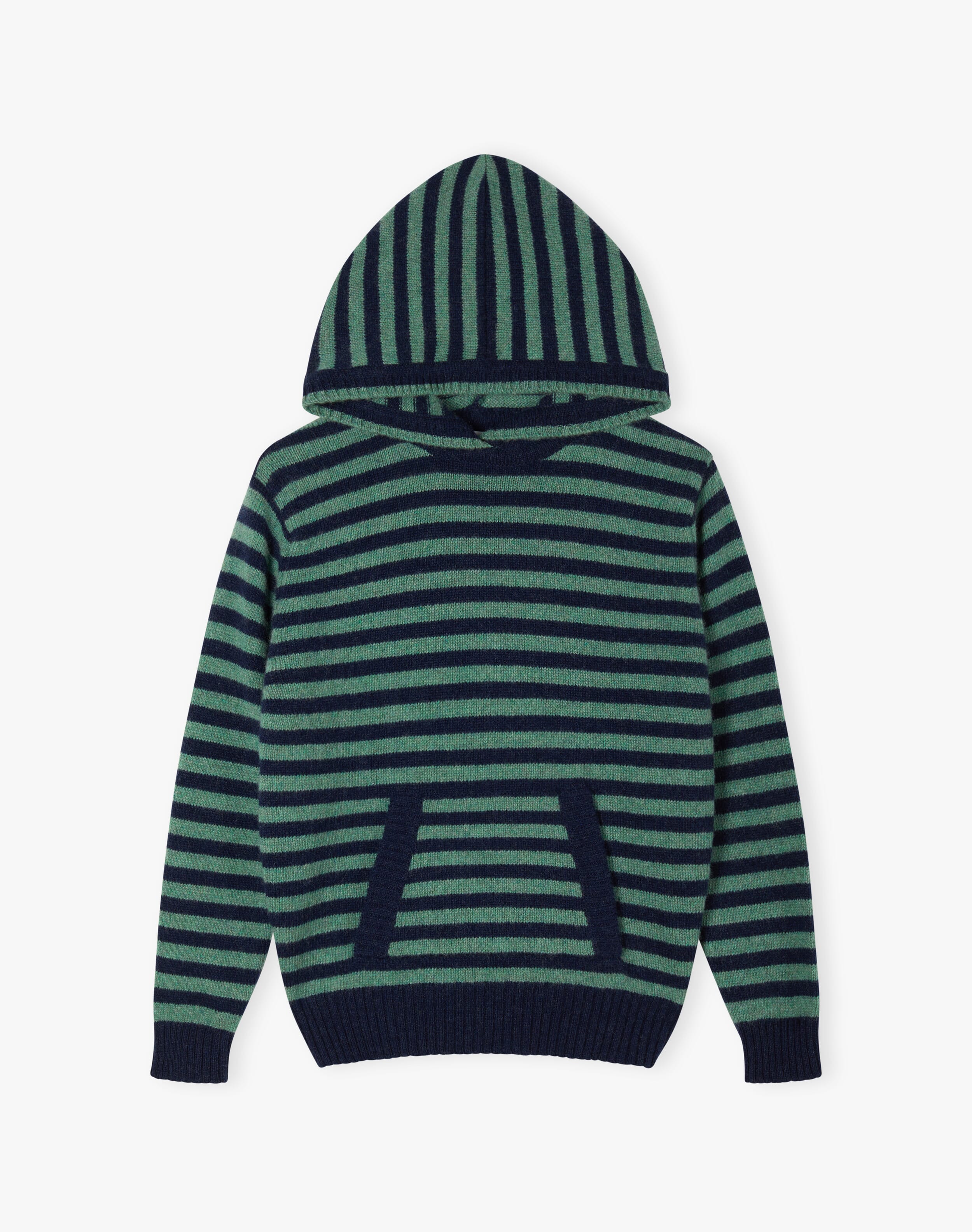 Cashmere Stripy Hoody