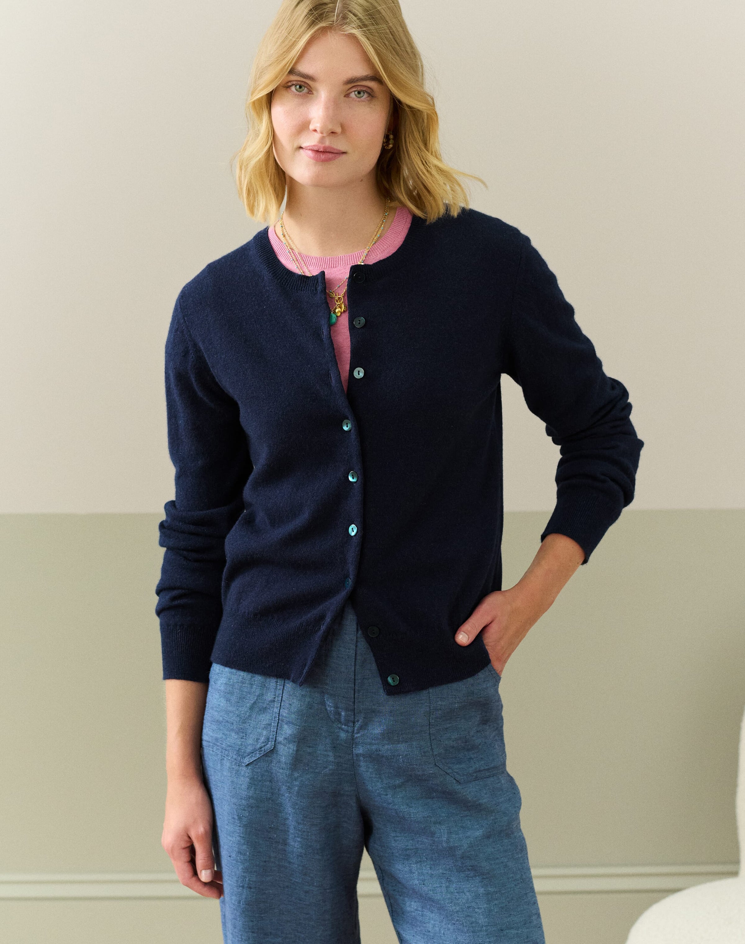 Cashmere Modern Classic Cardigan