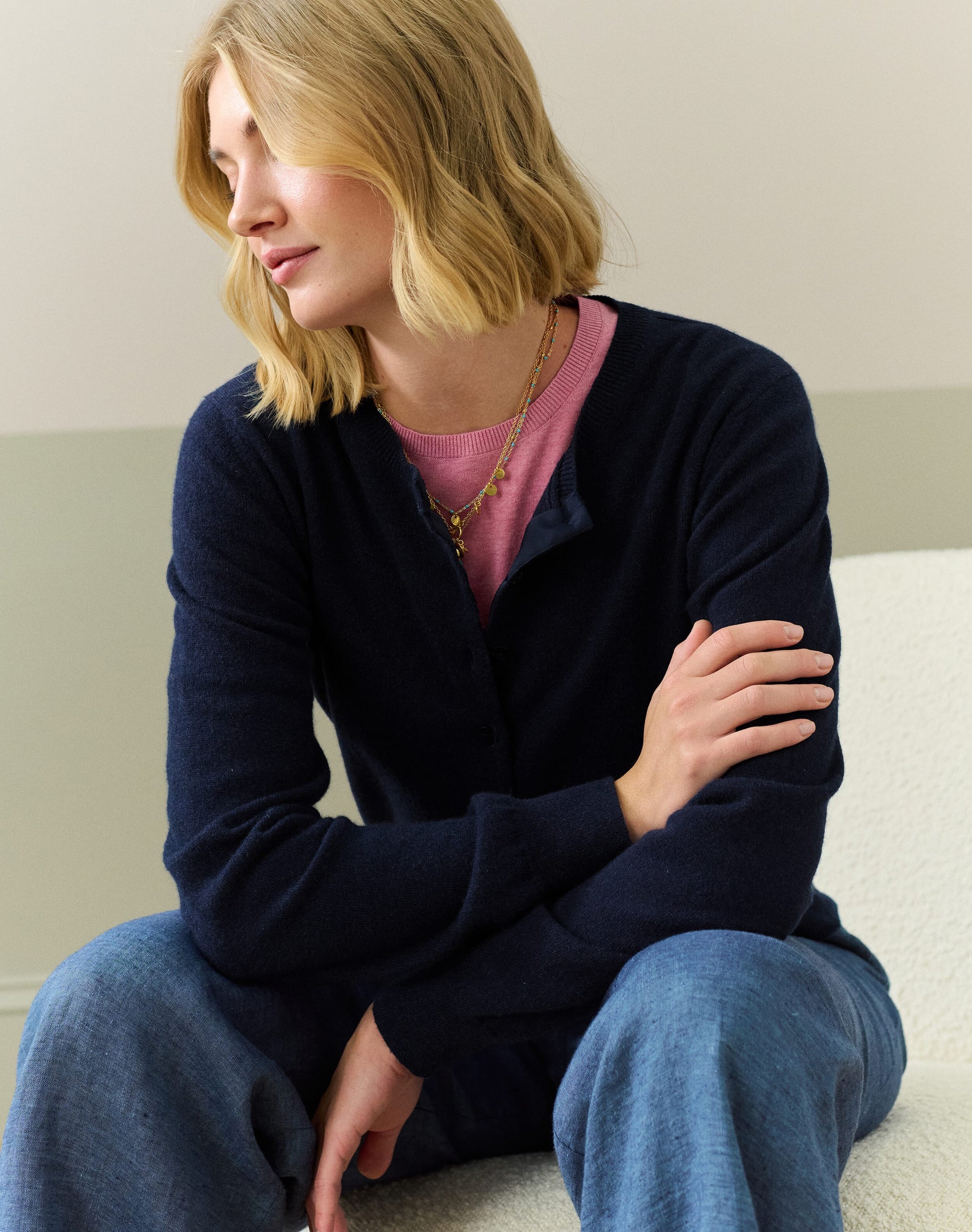 Cashmere Modern Classic Cardigan