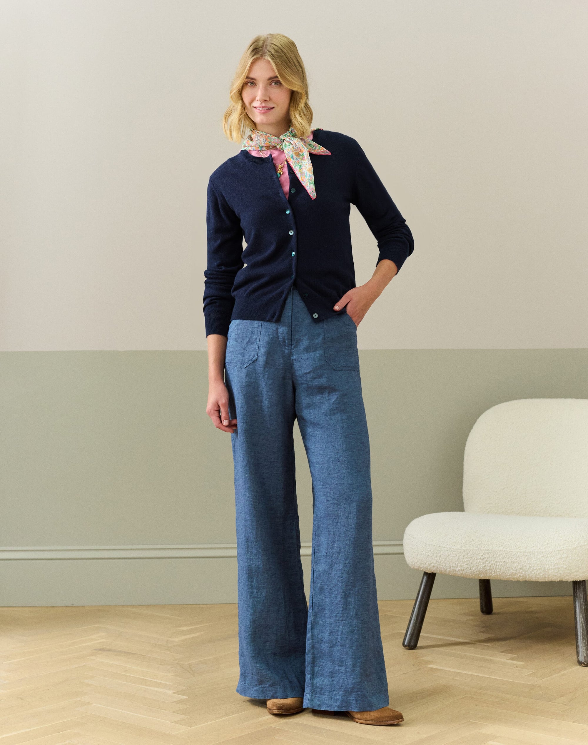 Cashmere Modern Classic Cardigan