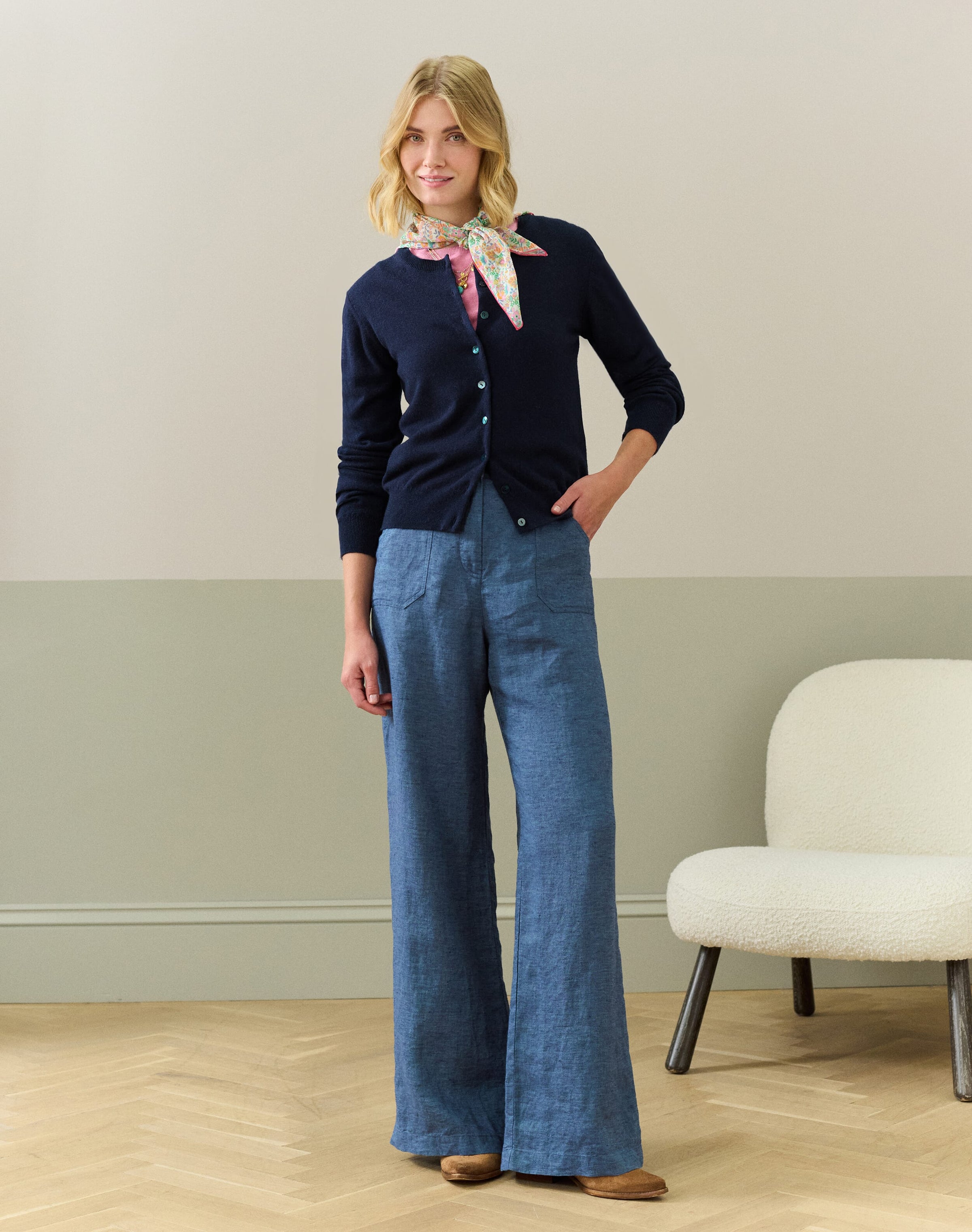 Cashmere Modern Classic Cardigan
