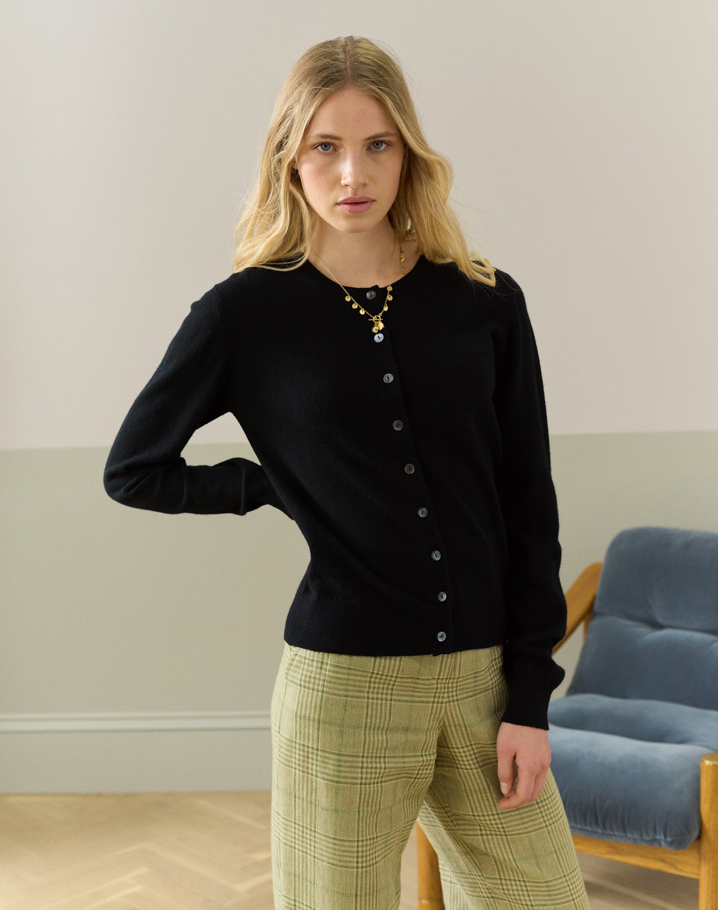 Cashmere Modern Classic Cardigan