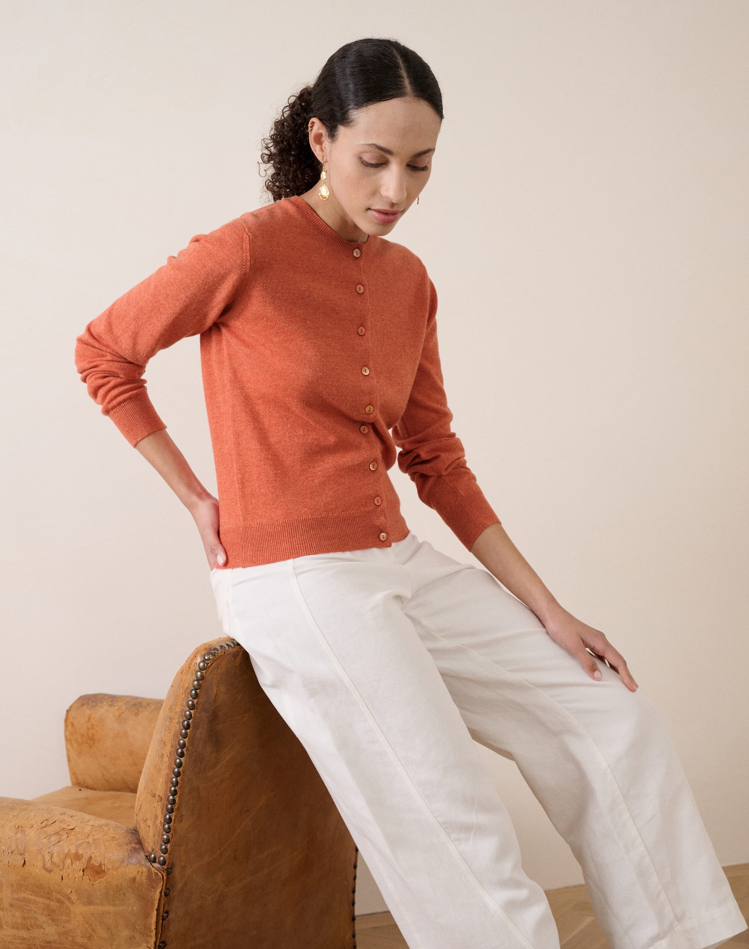 Cashmere Modern Classic Cardigan