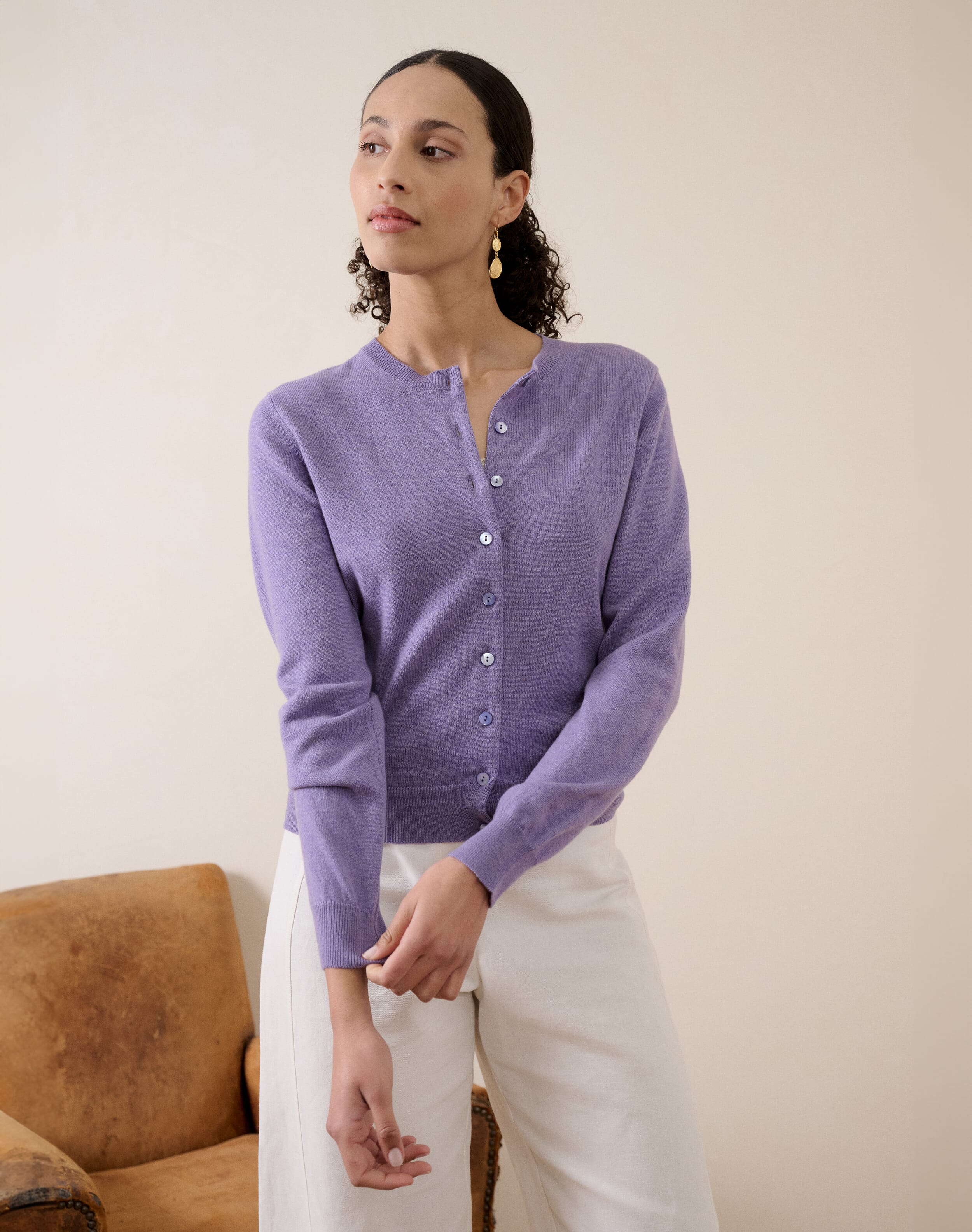 Cashmere Modern Classic Cardigan