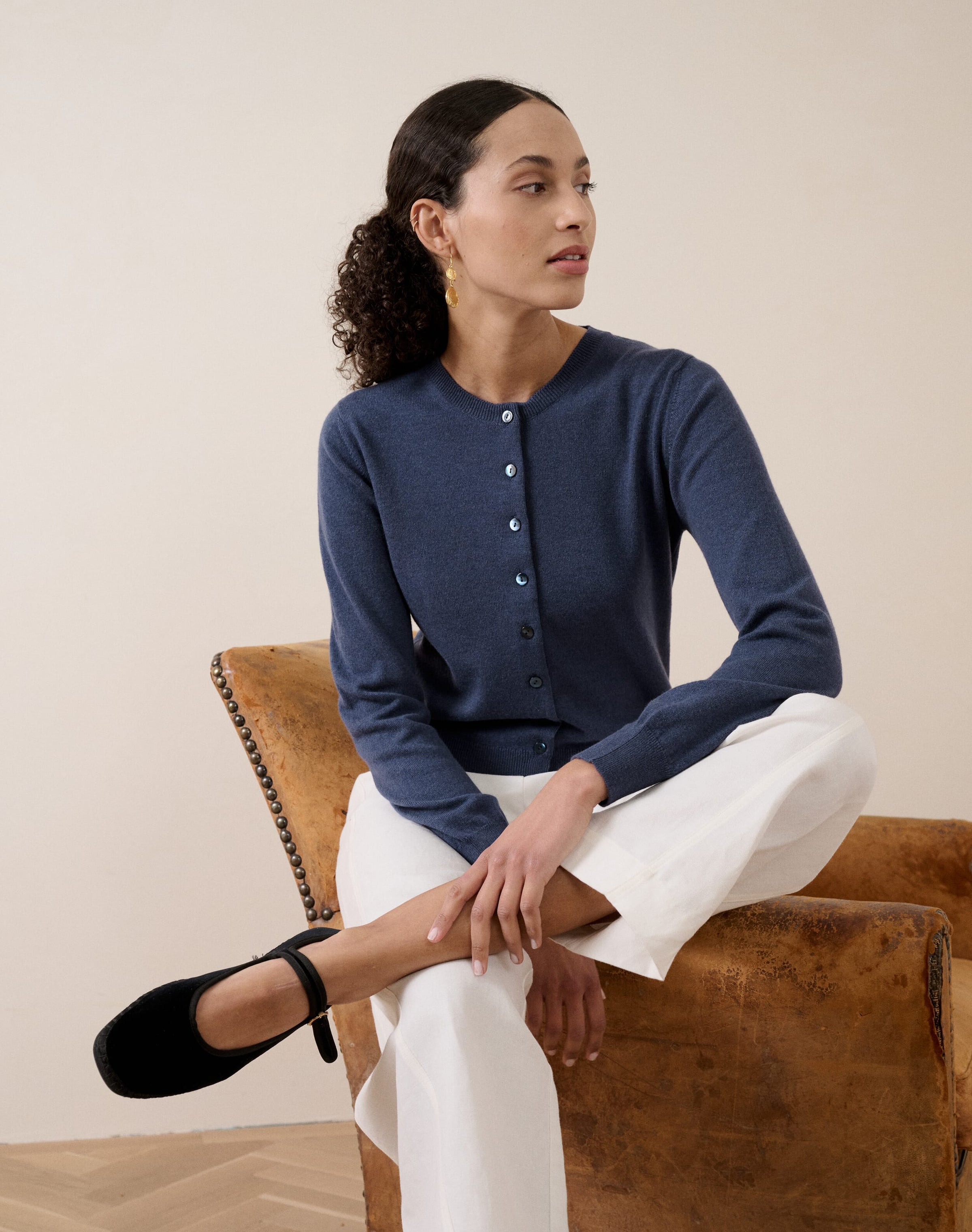 Cashmere Modern Classic Cardigan