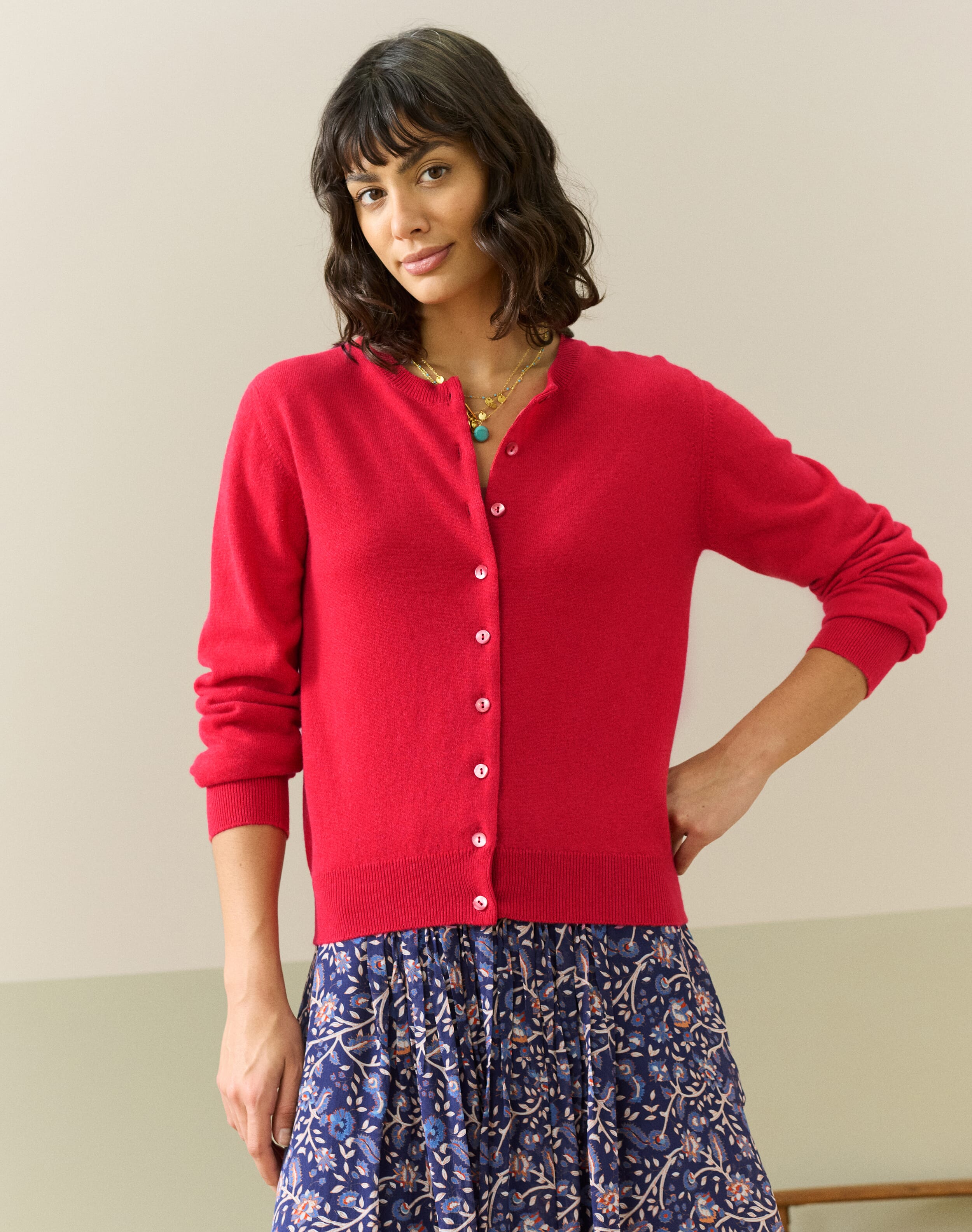 Cashmere Modern Classic Cardigan