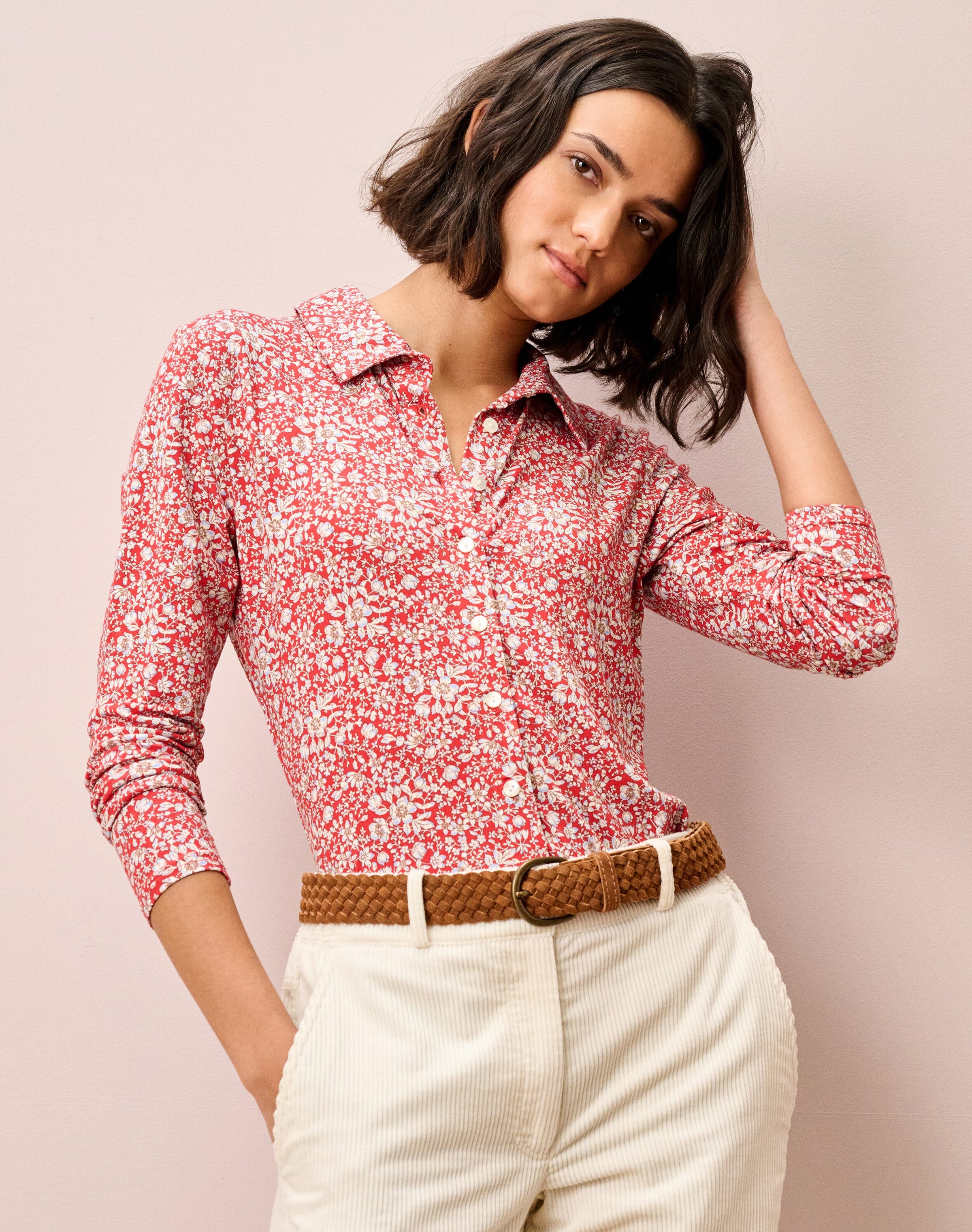 Liberty Print Jersey Shirt