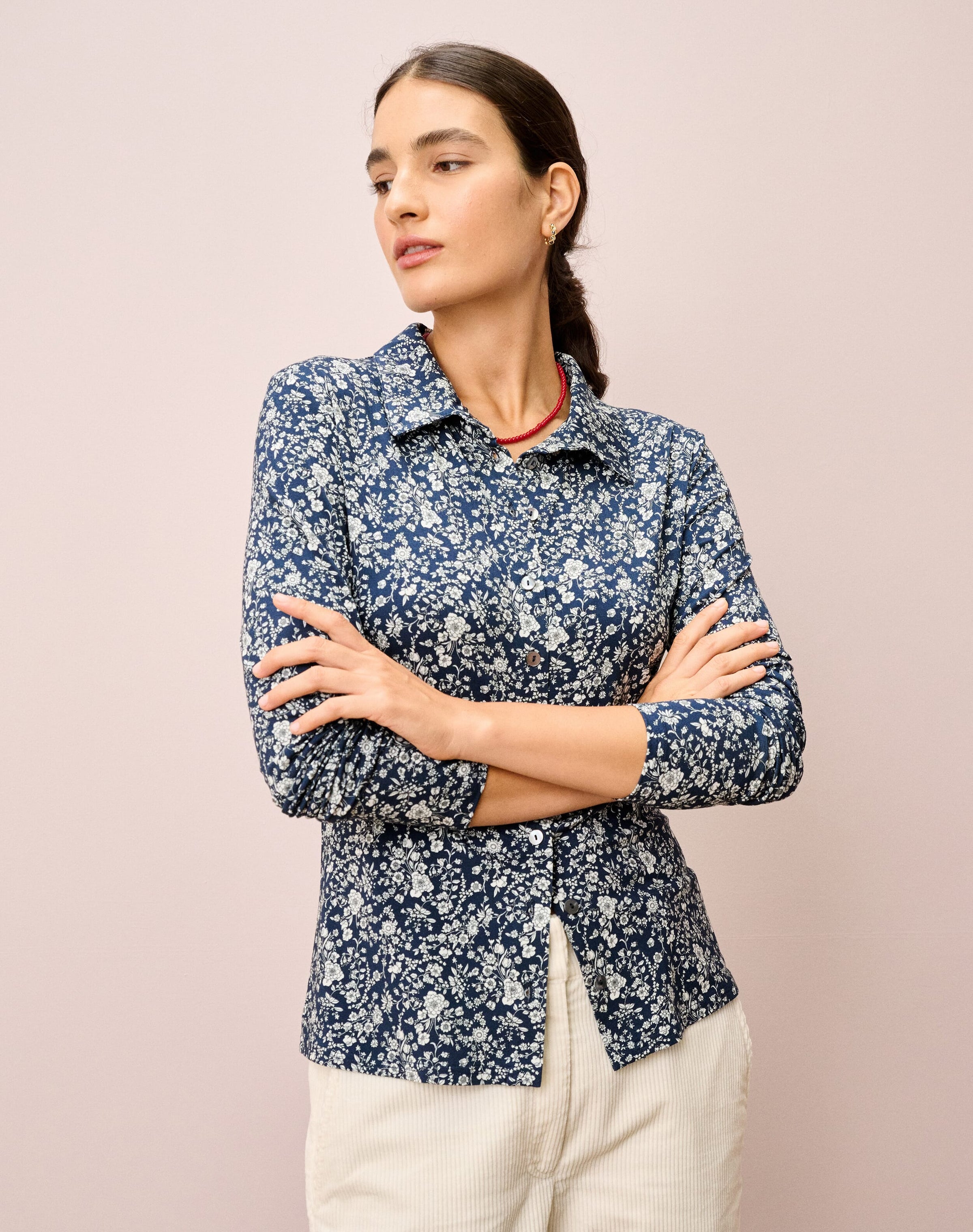 Liberty Print Jersey Shirt